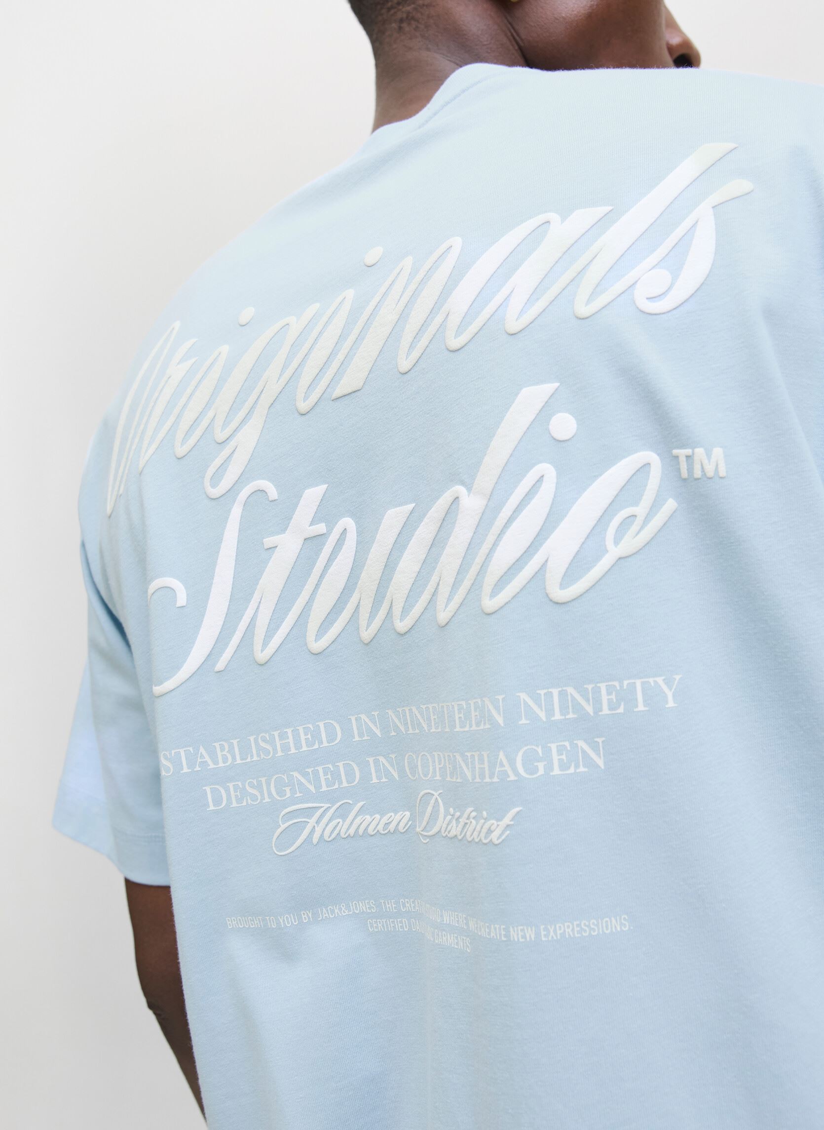 T-shirts met korte mouwen Jornorrebro Typo Tee Ss Crew Neck Noos heren blauw Jack & Jones T-shirts met korte mouwen Jornorrebro Typo Tee Ss Crew Neck Noos heren blauw SKYWAY