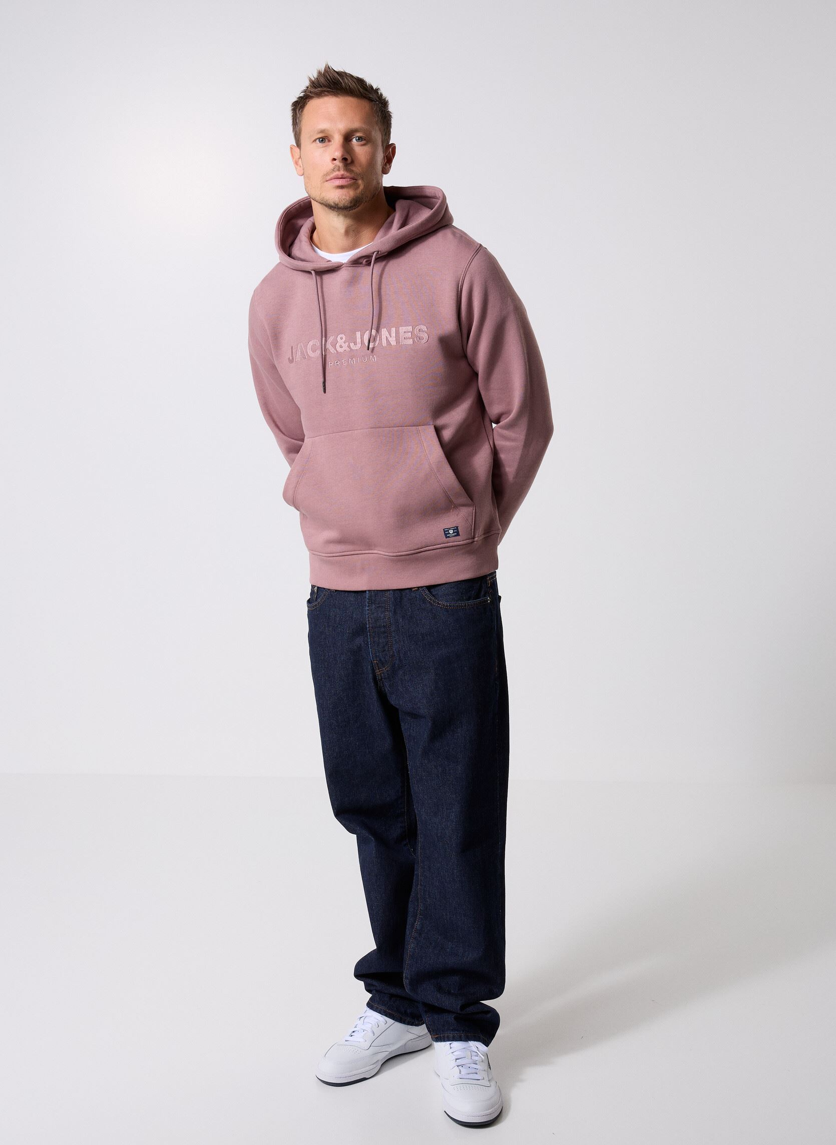 Hoodies Jprbluloyal Sweat Hood Prau25 heren bruin Jack & Jones Hoodies Jprbluloyal Sweat Hood Prau25 heren bruin TWILIGHT MAUVE