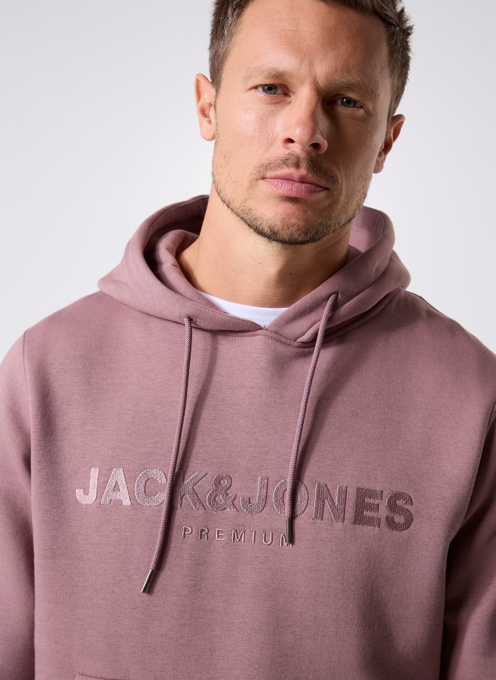 Hoodies Jprbluloyal Sweat Hood Prau25 heren bruin Jack & Jones Hoodies Jprbluloyal Sweat Hood Prau25 heren bruin TWILIGHT MAUVE