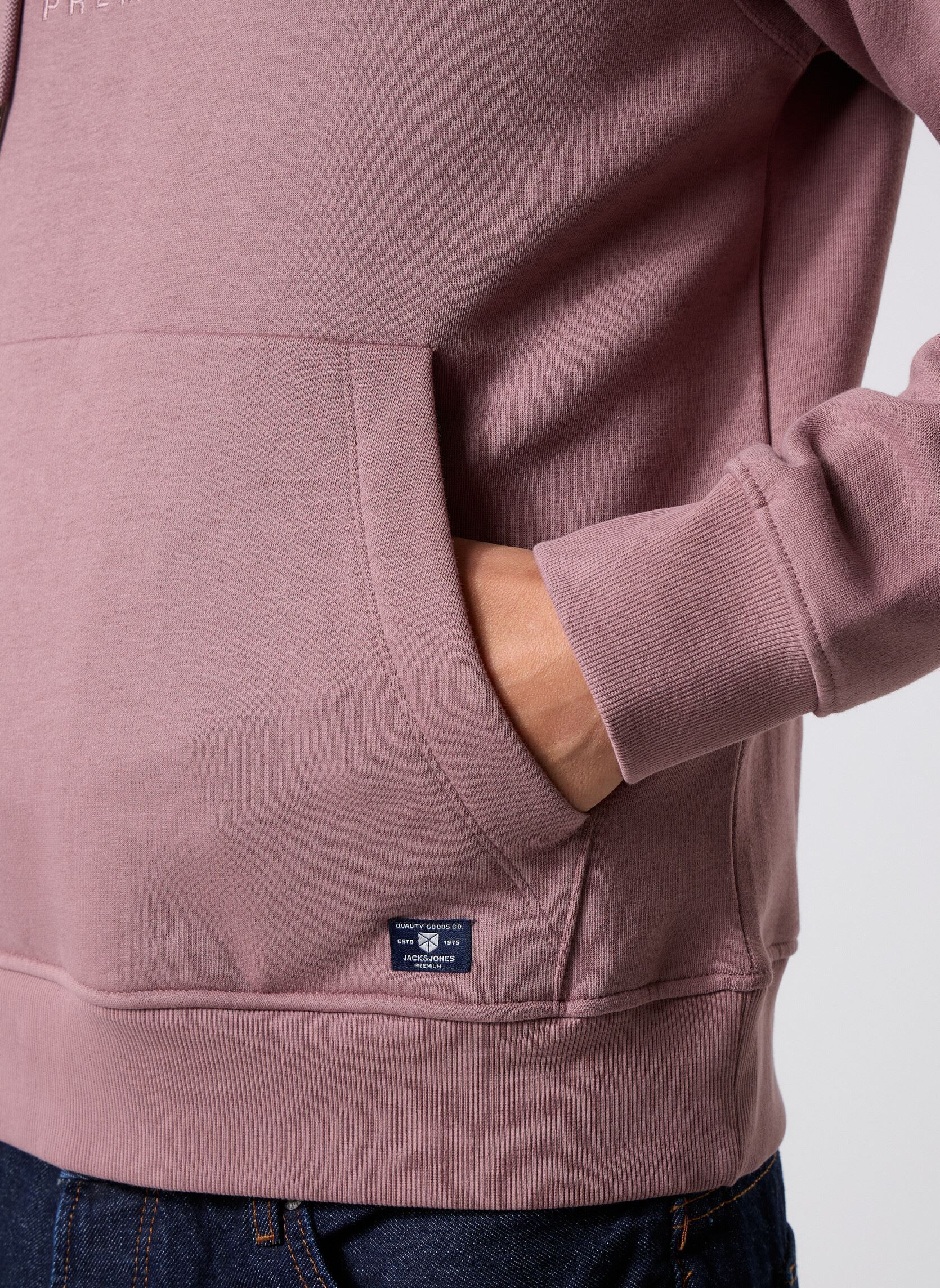 Hoodies Jprbluloyal Sweat Hood Prau25 heren bruin Jack & Jones Hoodies Jprbluloyal Sweat Hood Prau25 heren bruin TWILIGHT MAUVE