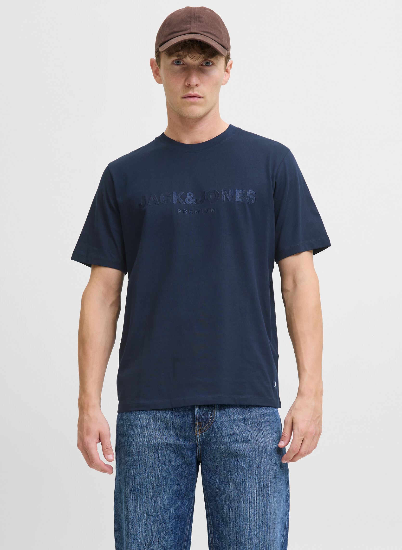 Vêtements Jack & Jones Jprbluloyal Tee Ss Crew Neck Prau25 pour - vue 2