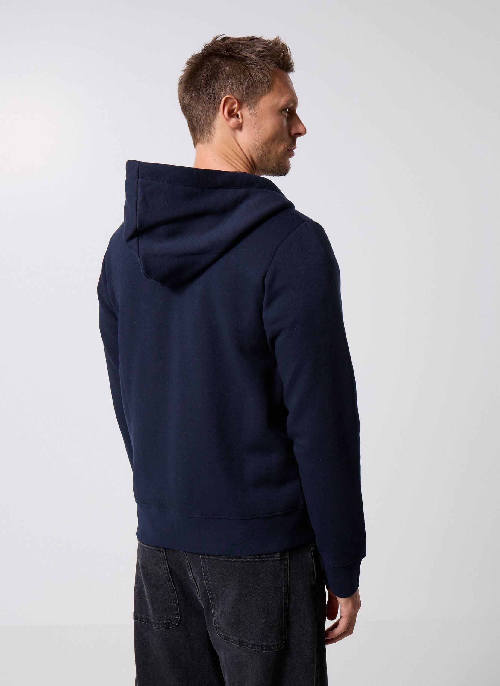 Sweaters met rits Jprbluronaldo Sweat Zip Hood Prau25 heren blauw Jack & Jones Sweaters met rits Jprbluronaldo Sweat Zip Hood Prau25 heren blauw NAVY BLAZER