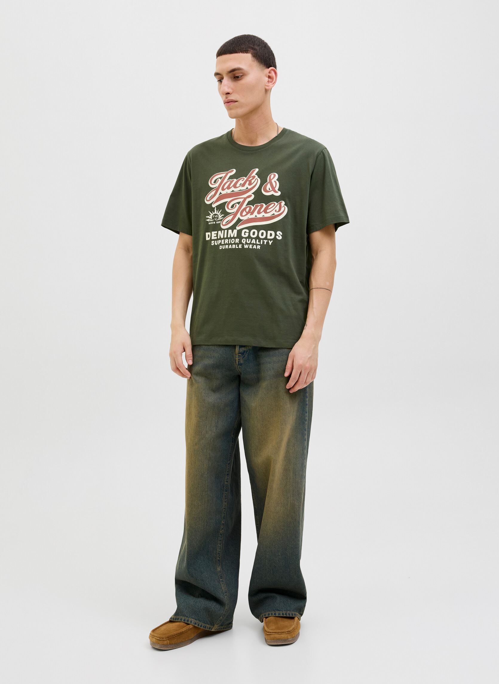 Tee-shirts manches courtes Jjelogo Tee Ss O-Neck 2 Col Aw25 Sn homme vert Jack & Jones Tee-shirts manches courtes Jjelogo Tee Ss O-Neck 2 Col Aw25 Sn homme vert DUFFEL BAG