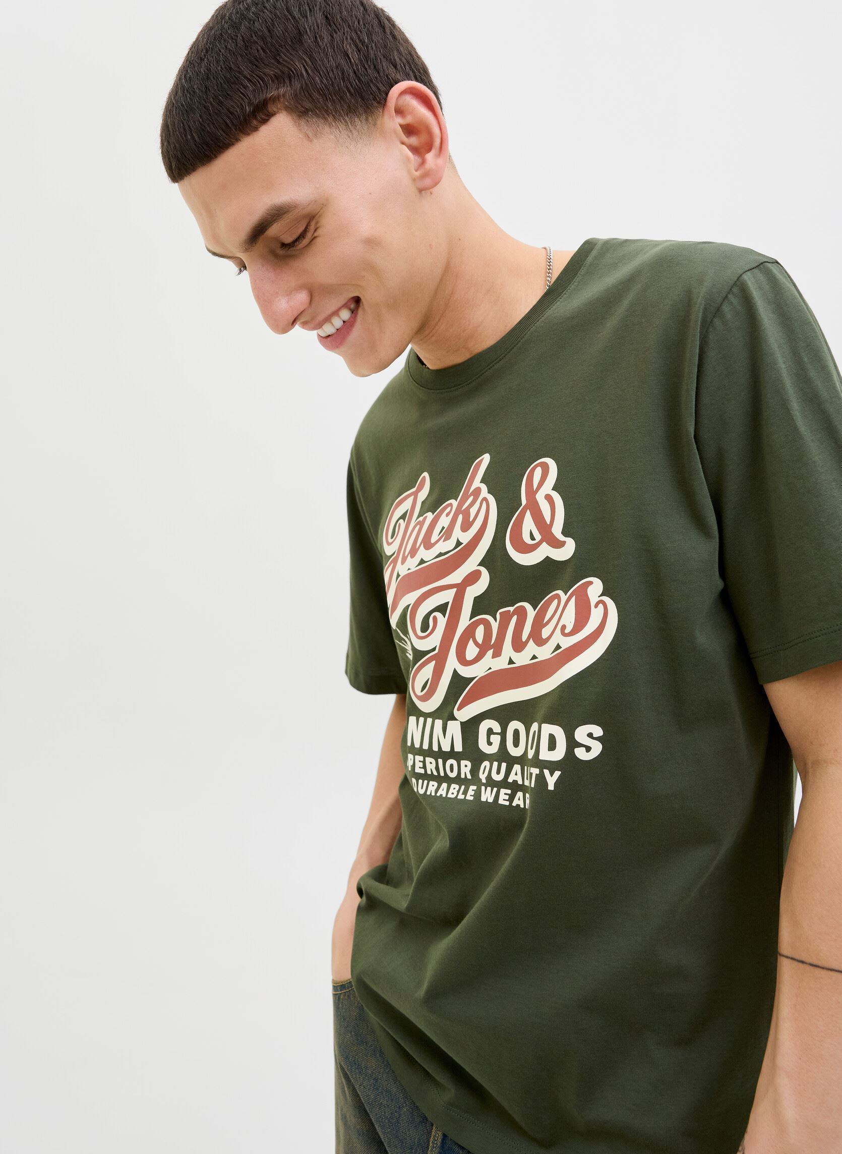 Vêtements Jack & Jones Jjelogo Tee Ss O Neck 2 Col Aw25 Sn pour Accessoires