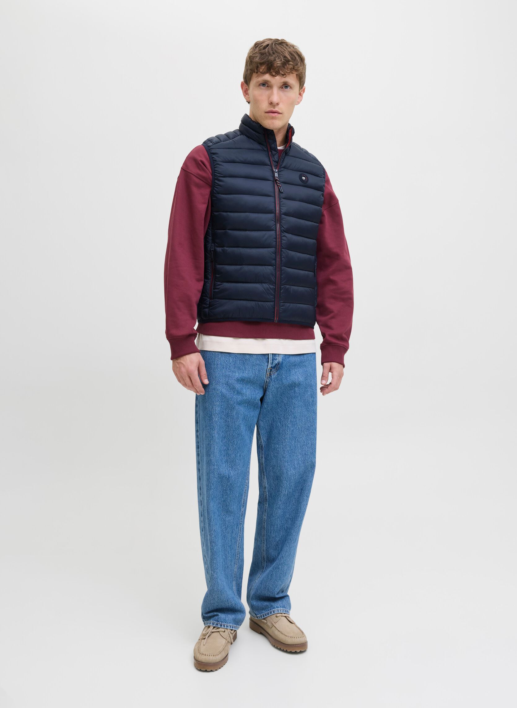 Doudounes sans manches Jjebradley Light Bodywarmer Collar Noos homme bleu Jack & Jones Doudounes sans manches Jjebradley Light Bodywarmer Collar Noos homme bleu SKY CAPTAIN