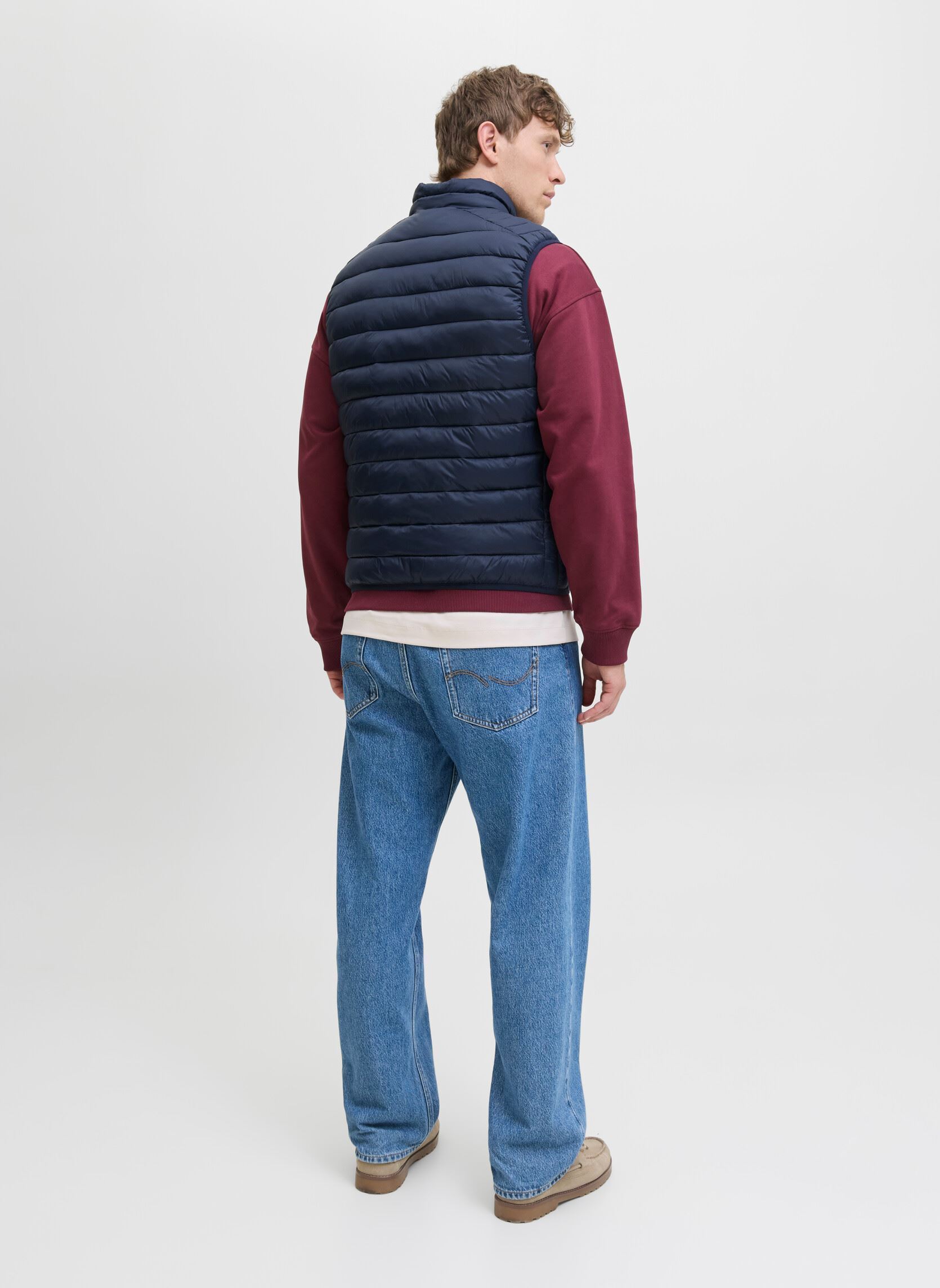 Doudounes sans manches Jjebradley Light Bodywarmer Collar Noos homme bleu Jack & Jones Doudounes sans manches Jjebradley Light Bodywarmer Collar Noos homme bleu SKY CAPTAIN