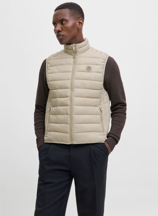 Jack & Jones Chaquetas sin mangas Jjebradley Light Bodywarmer Collar Noos hombre beige