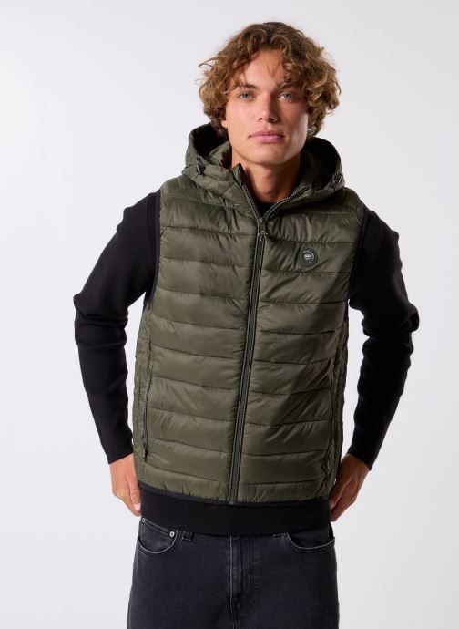 Jack & Jones Chaquetas sin mangas Jjebradley Light Bodywarmer Hood hombre verde