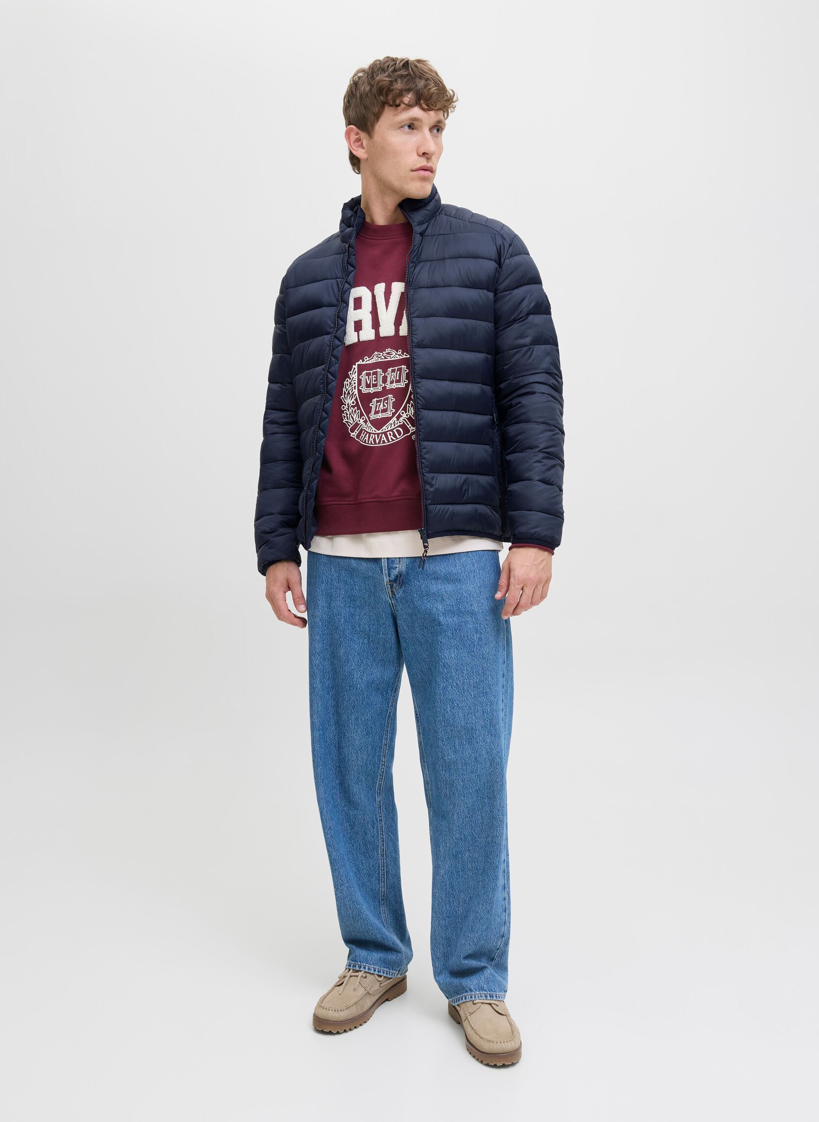 Daunenjacken Jjebradley Light Puffer Collar Noos herren blau Jack & Jones Daunenjacken Jjebradley Light Puffer Collar Noos herren blau SKY CAPTAIN