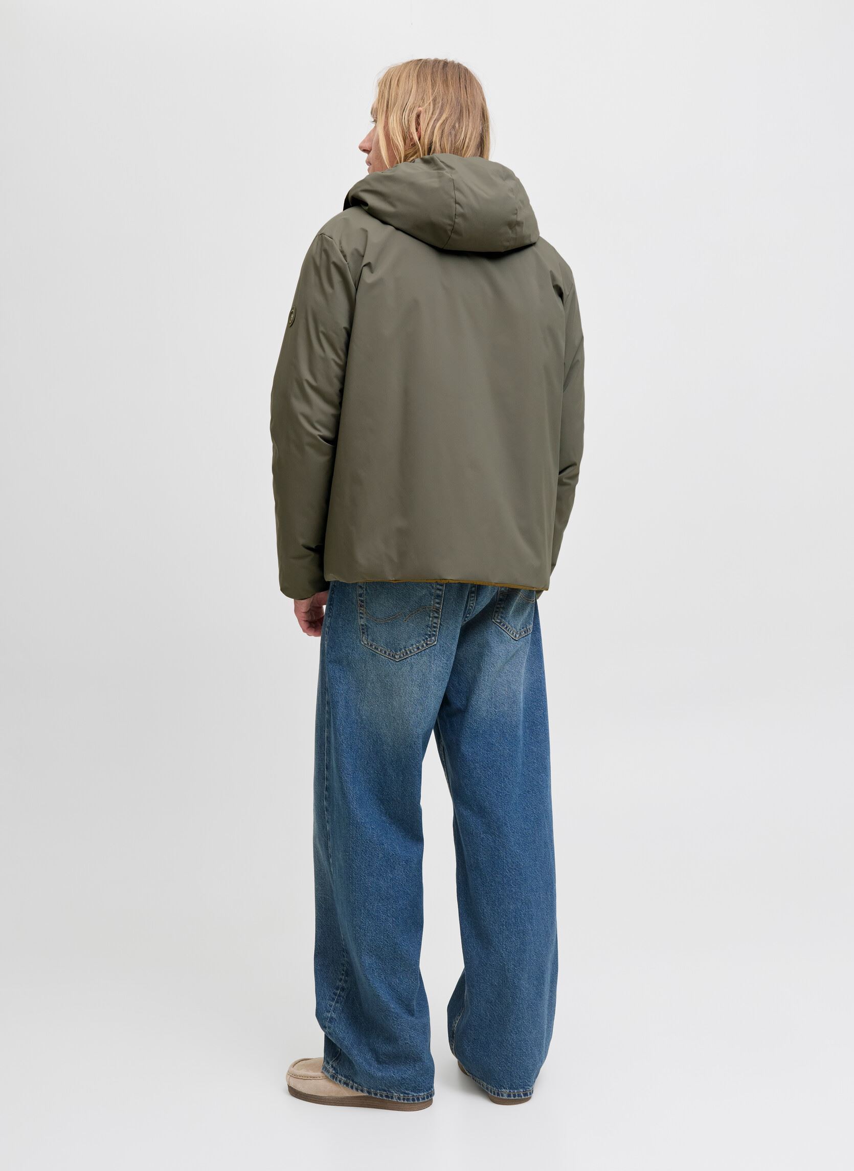 Gewatteerde jassen Jjebrook Reversible Jacket Sn heren groen Jack & Jones Gewatteerde jassen Jjebrook Reversible Jacket Sn heren groen OLIVE NIGHT