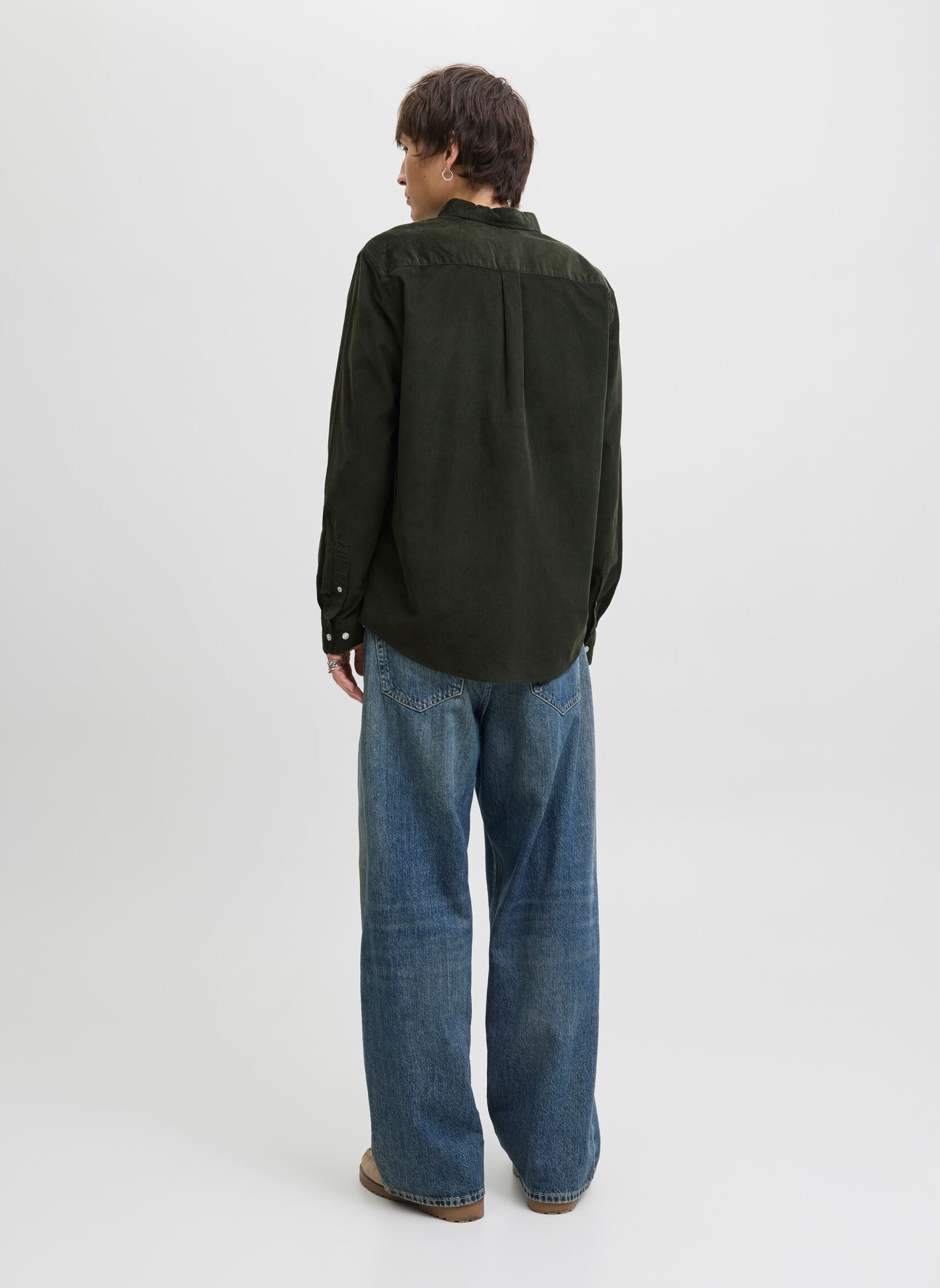 Chemises Jjeclassic Cord Shirt L/S Sn homme vert Jack & Jones Chemises Jjeclassic Cord Shirt L/S Sn homme vert ROSIN