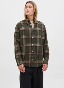 Hemden Jjeclassic Flannel Check Shirt Ls Sn heren groen