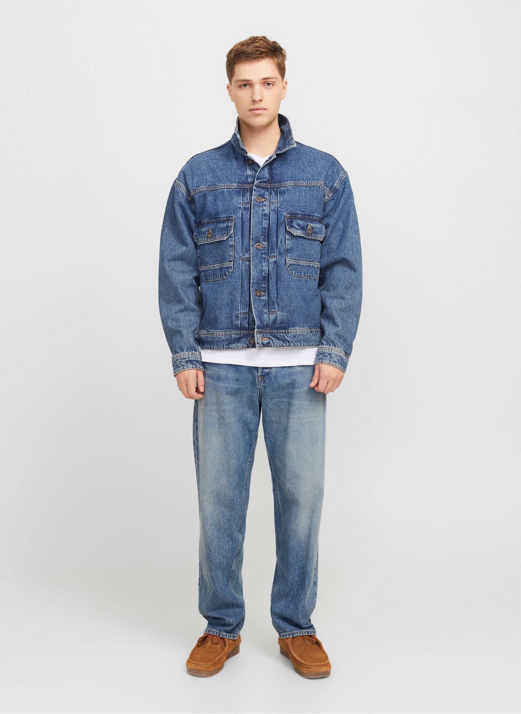 Jeans droit Jjieddie Jjioriginal Am 761 Noos homme bleu Jack & Jones Jeans droit Jjieddie Jjioriginal Am 761 Noos homme bleu BLUE DENIM