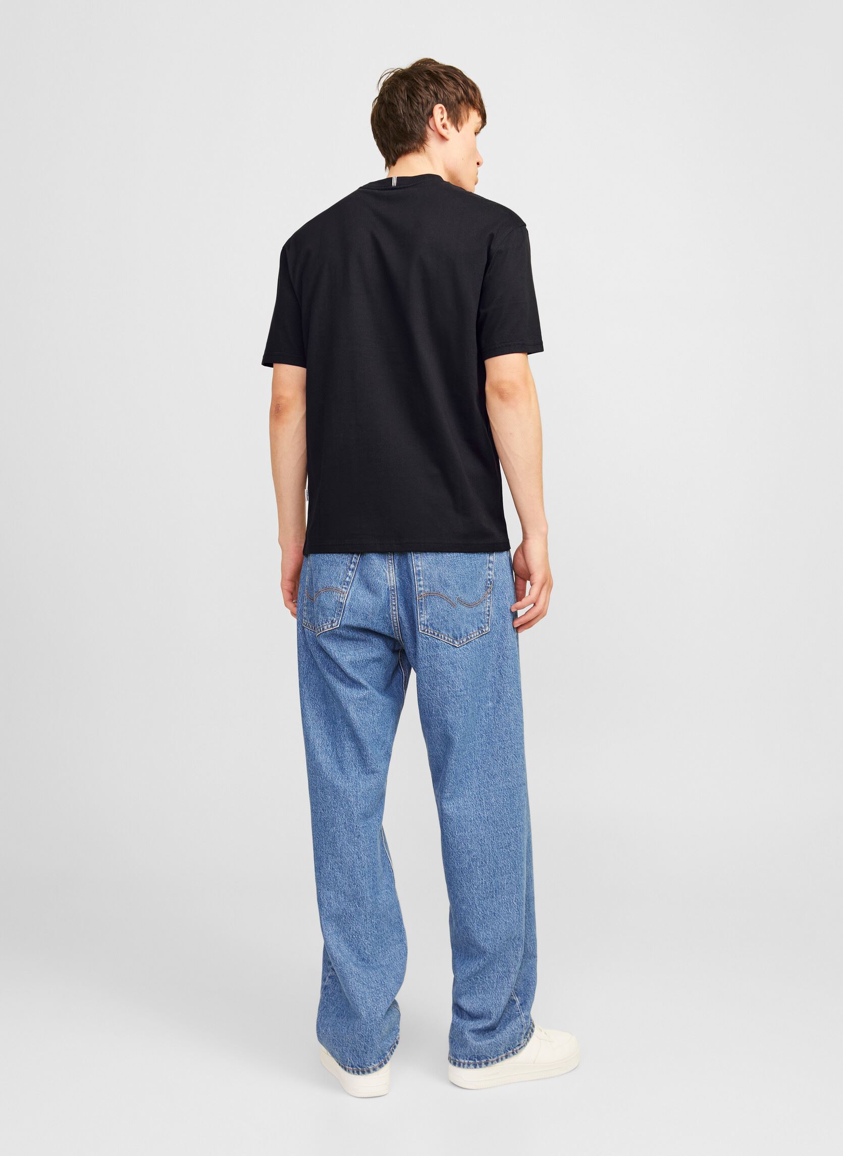 T-shirts met korte mouwen Jorfrederiksberg Tee Ss Crew Neck Noos heren zwart Jack & Jones T-shirts met korte mouwen Jorfrederiksberg Tee Ss Crew Neck Noos heren zwart BLACK