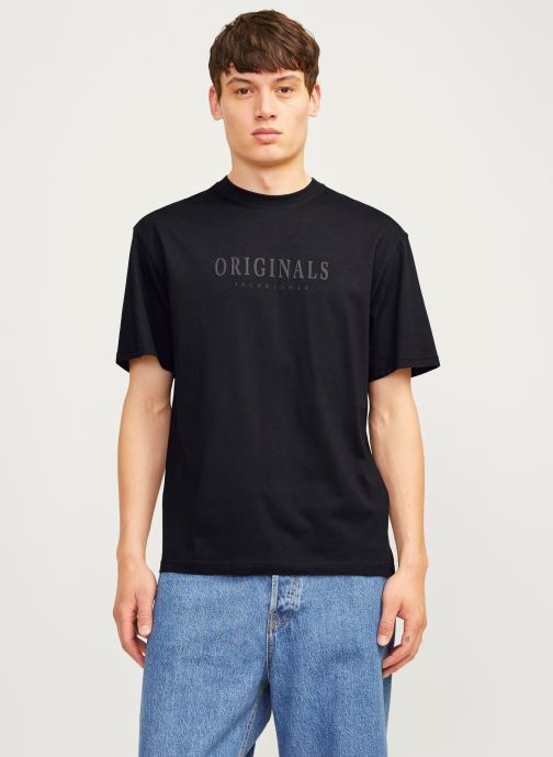 Jack & Jones T-shirts met korte mouwen Jorfrederiksberg Tee Ss Crew Neck Noos heren zwart