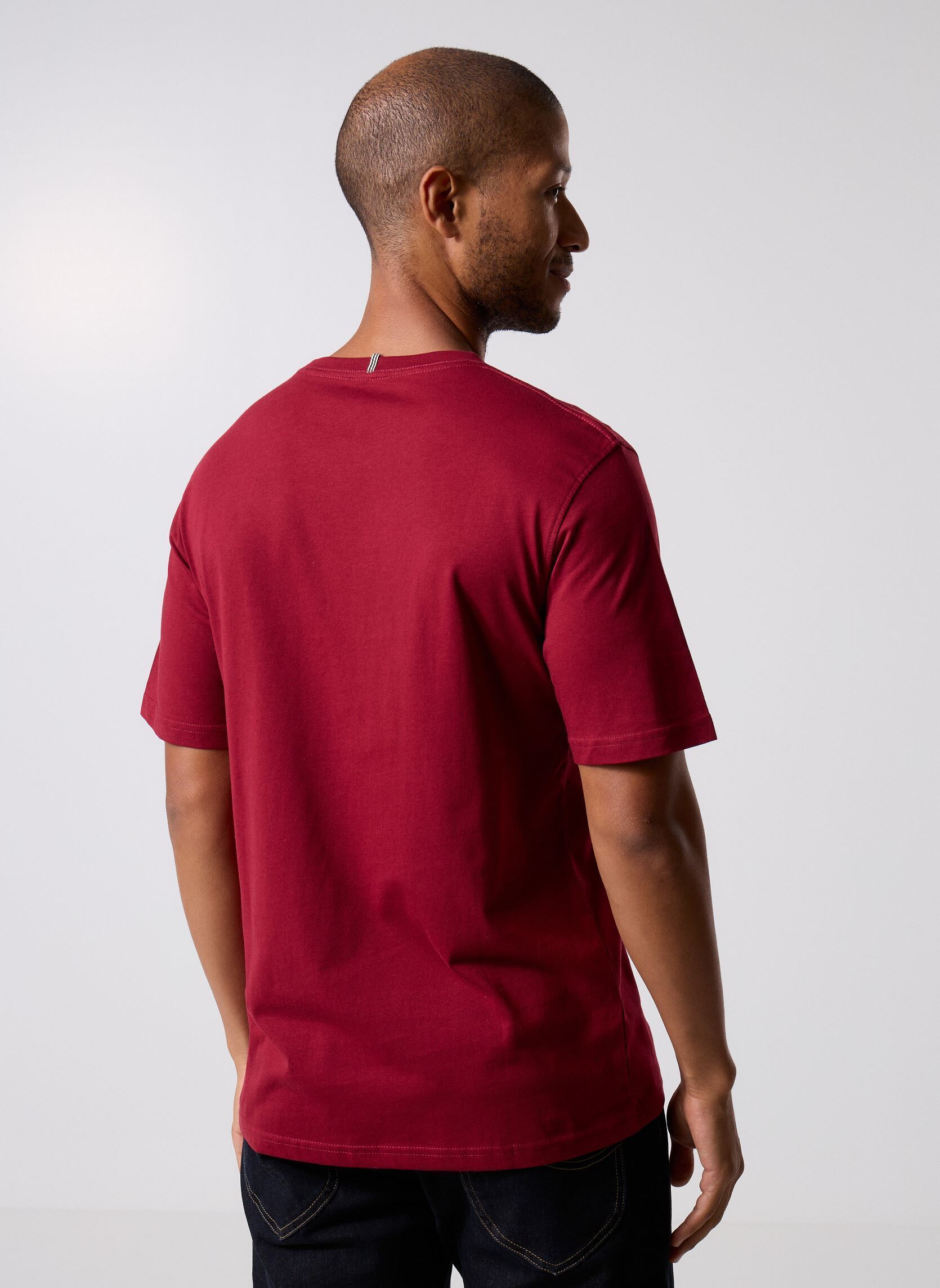 Kurzarm-T-Shirts Jorfrederiksberg Tee Ss Crew Neck Noos herren rot Jack & Jones Kurzarm-T-Shirts Jorfrederiksberg Tee Ss Crew Neck Noos herren rot TIBETAN RED