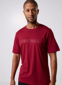 Kurzarm-T-Shirts Jorfrederiksberg Tee Ss Crew Neck Noos herren rot