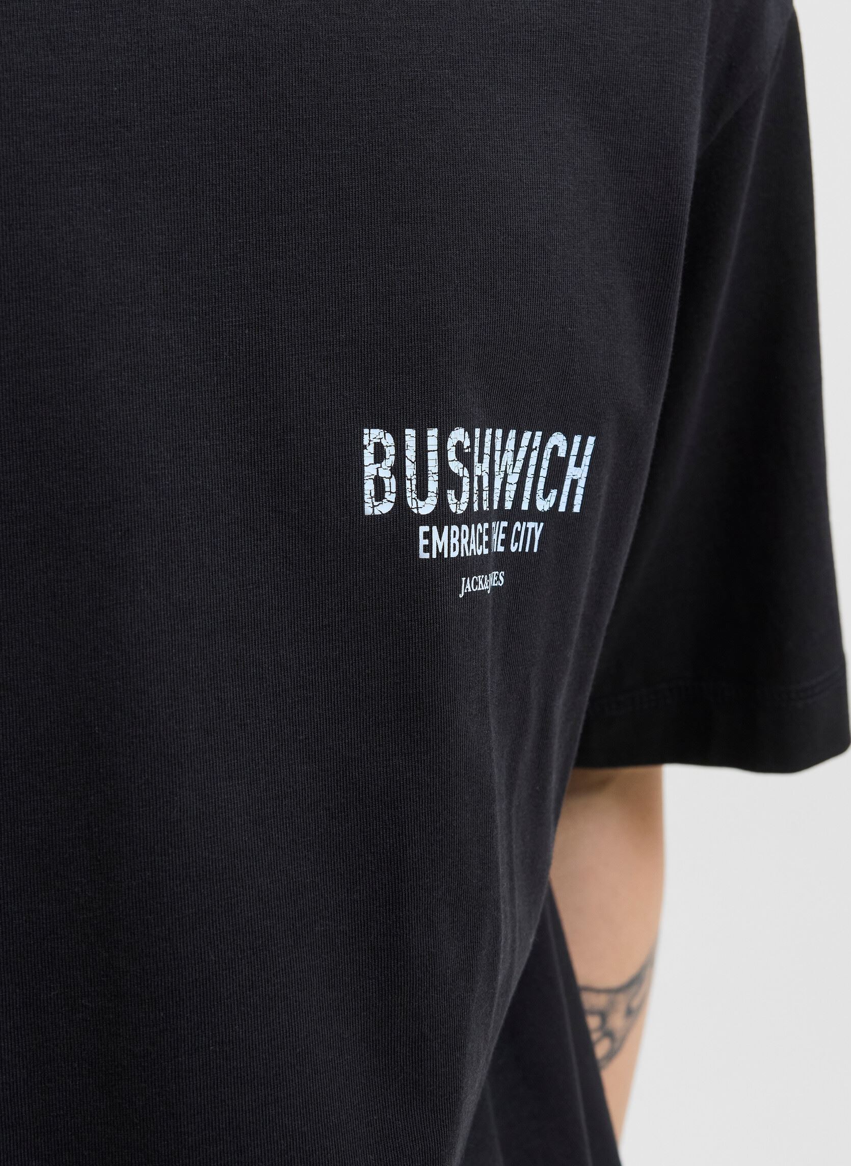 Tee-shirts manches courtes Joryork Back Tee Ss Crew Neck homme noir Jack & Jones Tee-shirts manches courtes Joryork Back Tee Ss Crew Neck homme noir BLACK