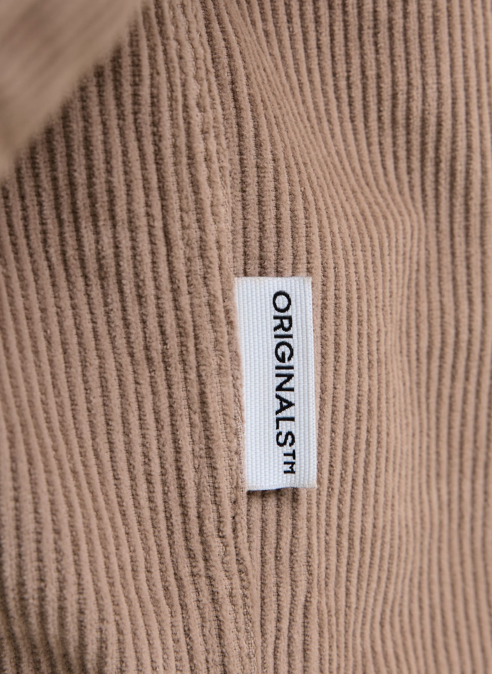 Hemden Jorinwood Oversized Cord Shirt Ls heren bruin Jack & Jones Hemden Jorinwood Oversized Cord Shirt Ls heren bruin MOCHA MERINGUE