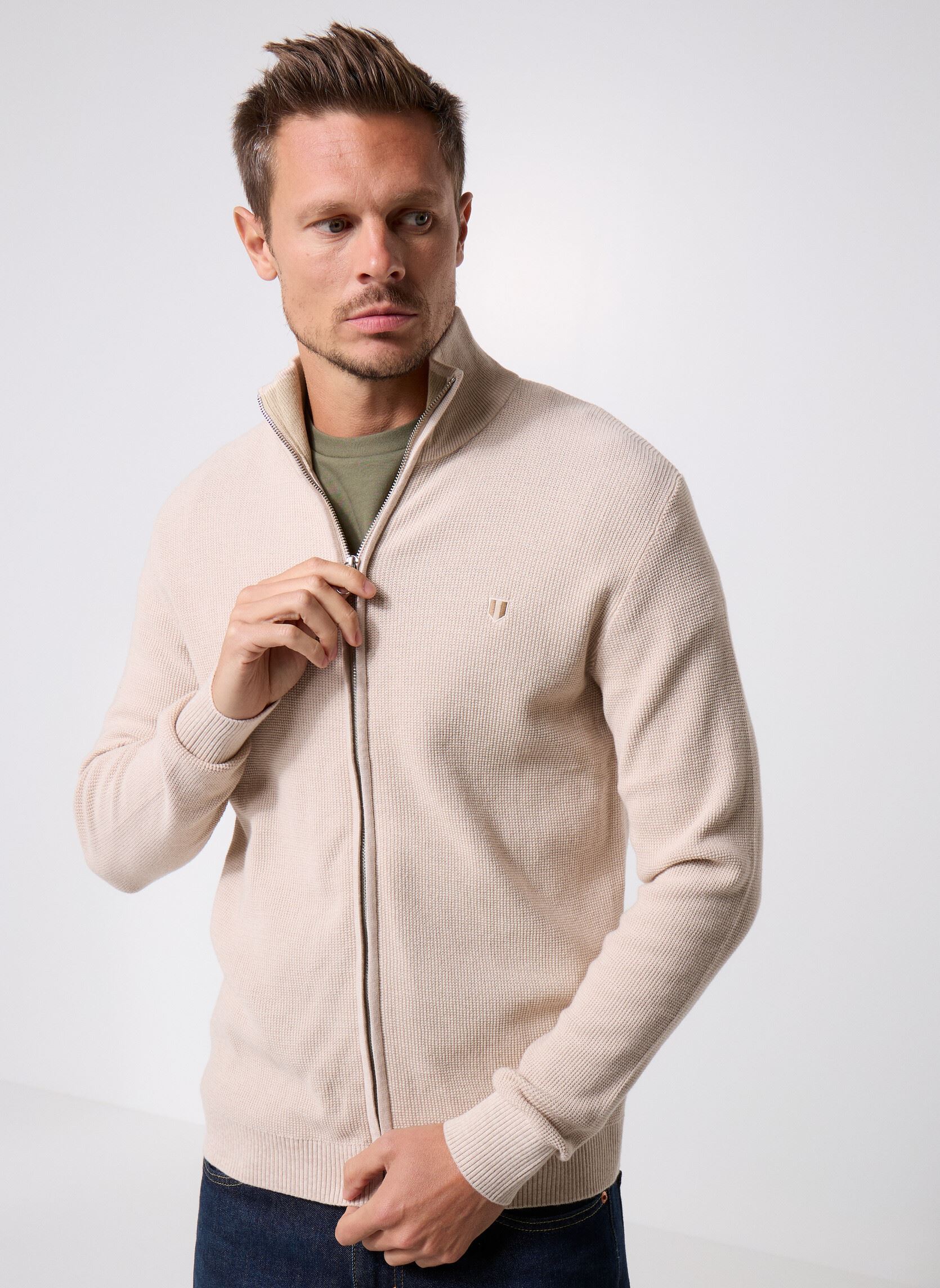 Vêtements Jack & Jones Jprblurex Knit Full Zip Cardigan Ln pour Homme - vue 2