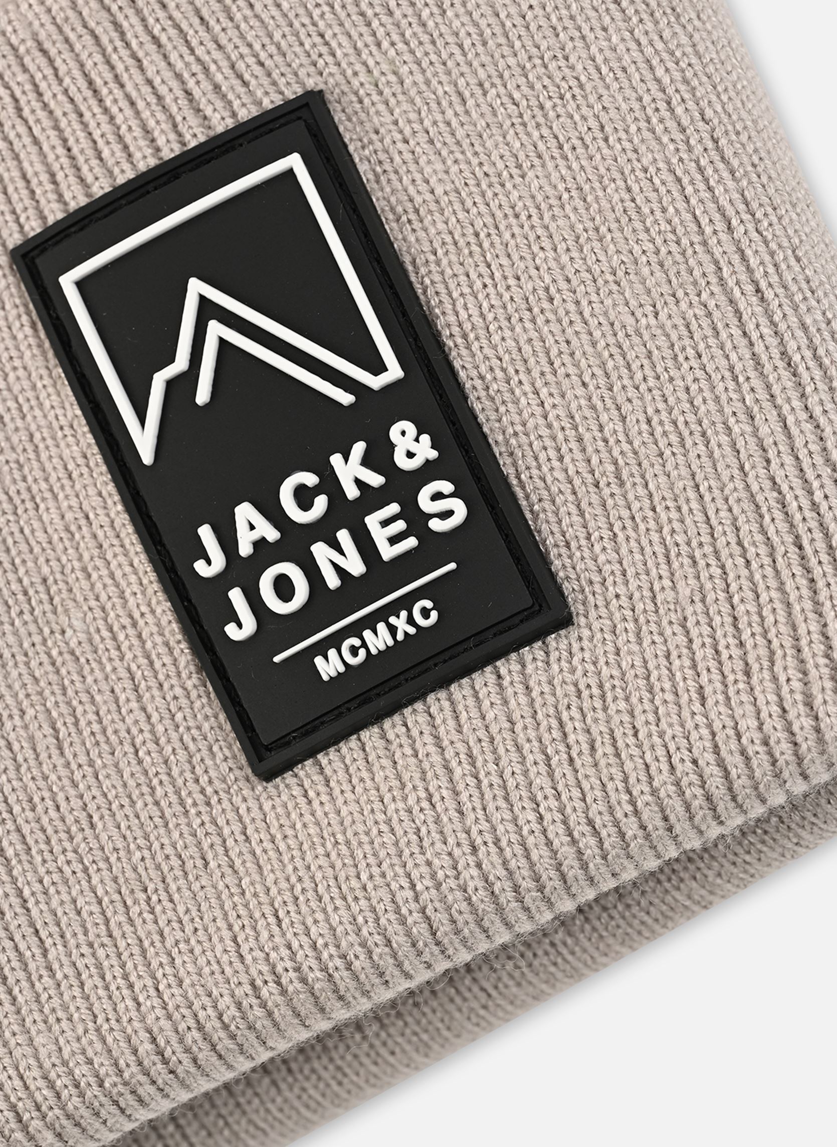 Bonnets Jacalpes Beanie Ski Aw25 homme gris Jack & Jones Bonnets Jacalpes Beanie Ski Aw25 homme gris SILVER LINING