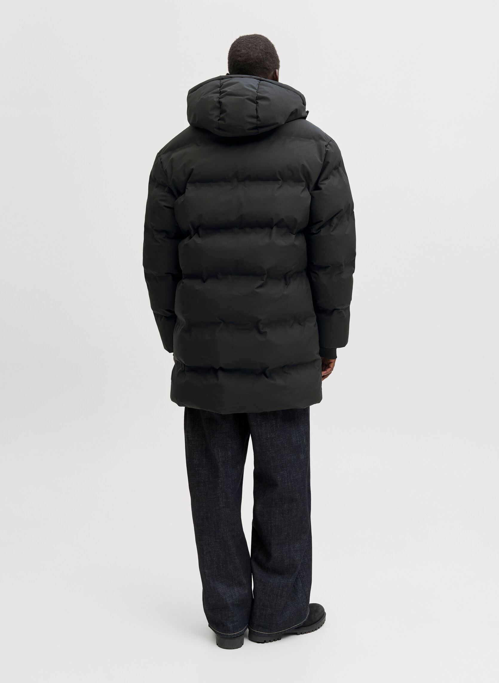 Gewatteerde jassen Jcofusion Long Puffer Jacket heren zwart Jack & Jones Gewatteerde jassen Jcofusion Long Puffer Jacket heren zwart BLACK