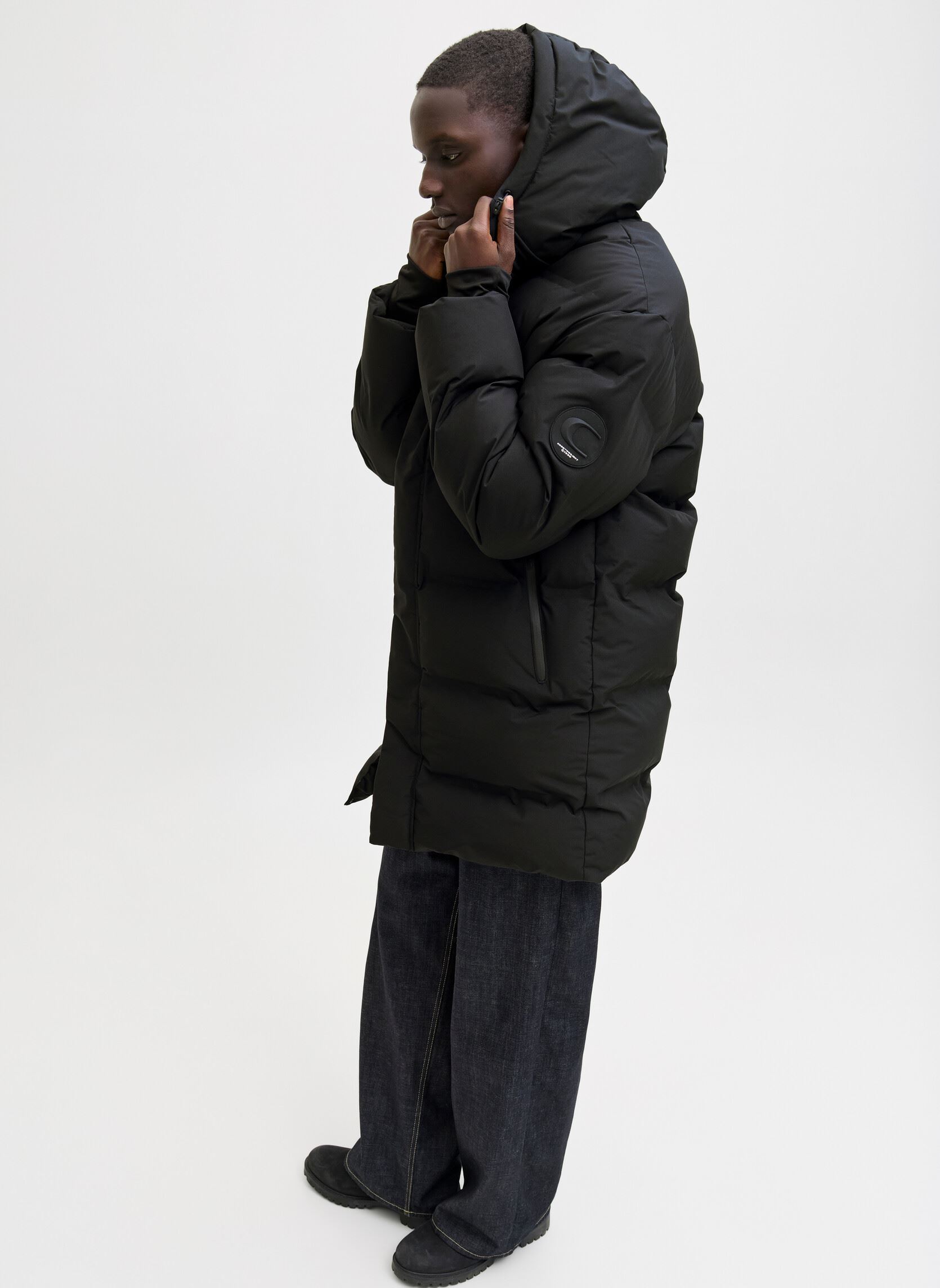 Gewatteerde jassen Jcofusion Long Puffer Jacket heren zwart Jack & Jones Gewatteerde jassen Jcofusion Long Puffer Jacket heren zwart BLACK