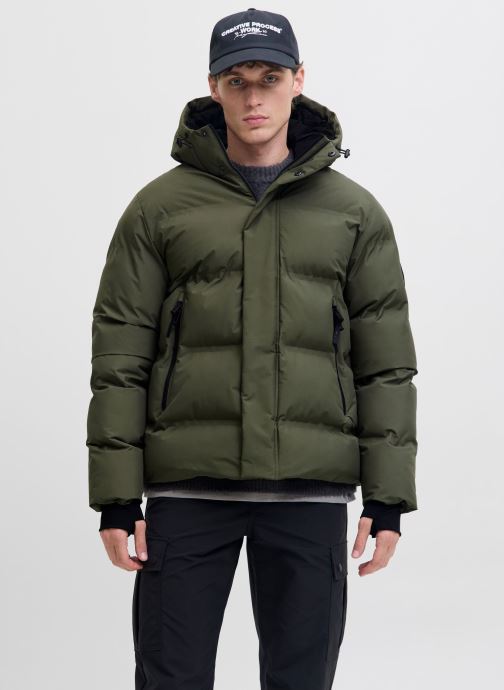 Jack & Jones Gewatteerde jassen Jcofusion Puffer Jacket heren groen
