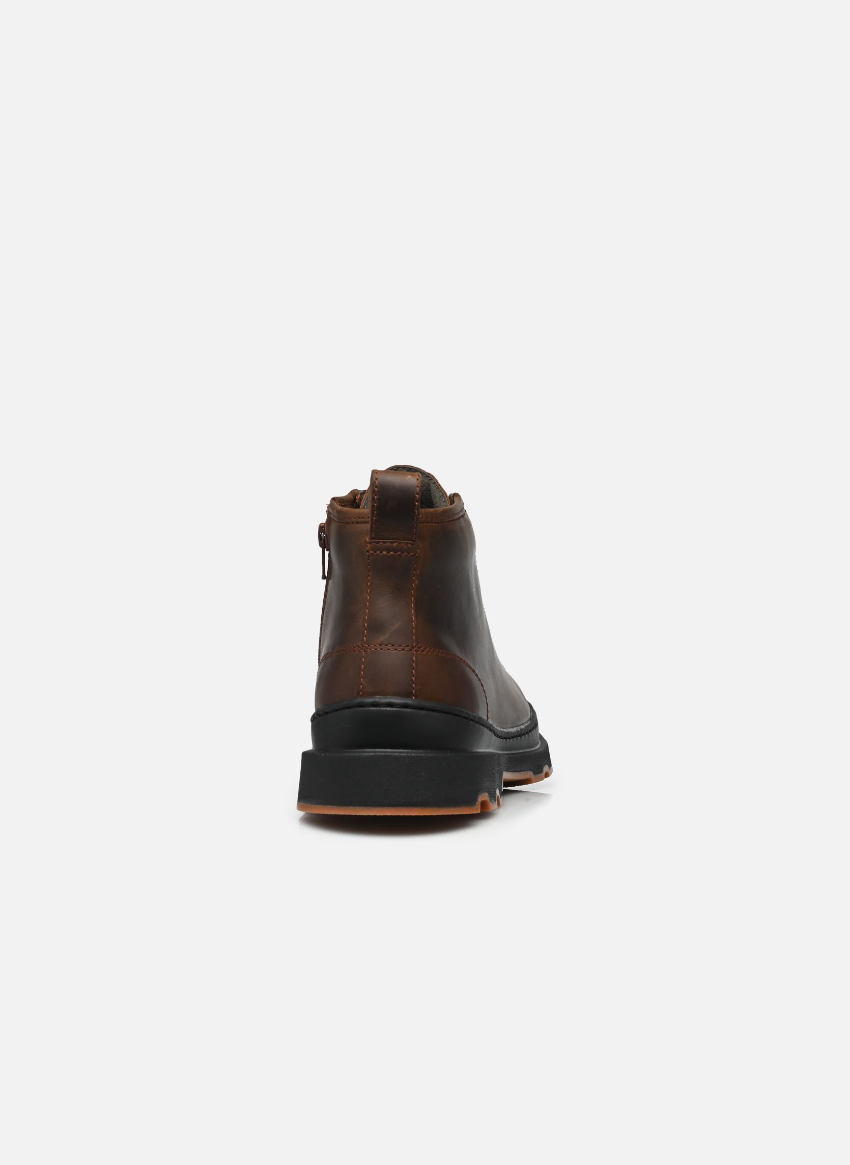 Camper Heren Brutus enkellaars, Dark Brown Leather, 45 EU, Dark Brown Leather, 45 EU