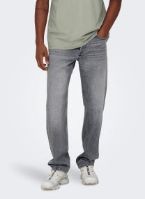 Jeans droit ONSEDGE STRAIGHT MG 8202 TAI DNM NOOS homme gris Only & Sons Jeans droit ONSEDGE STRAIGHT MG 8202 TAI DNM NOOS homme gris MEDIUM GREY DENIM