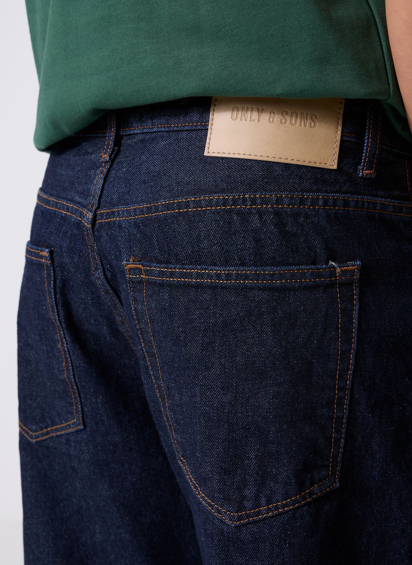 Jeans diritti ONSEDGE STRAIGHT RINSE 4942 TAI DNM NOOS uomo blu Only & Sons Jeans diritti ONSEDGE STRAIGHT RINSE 4942 TAI DNM NOOS uomo blu DARK BLUE DENIM