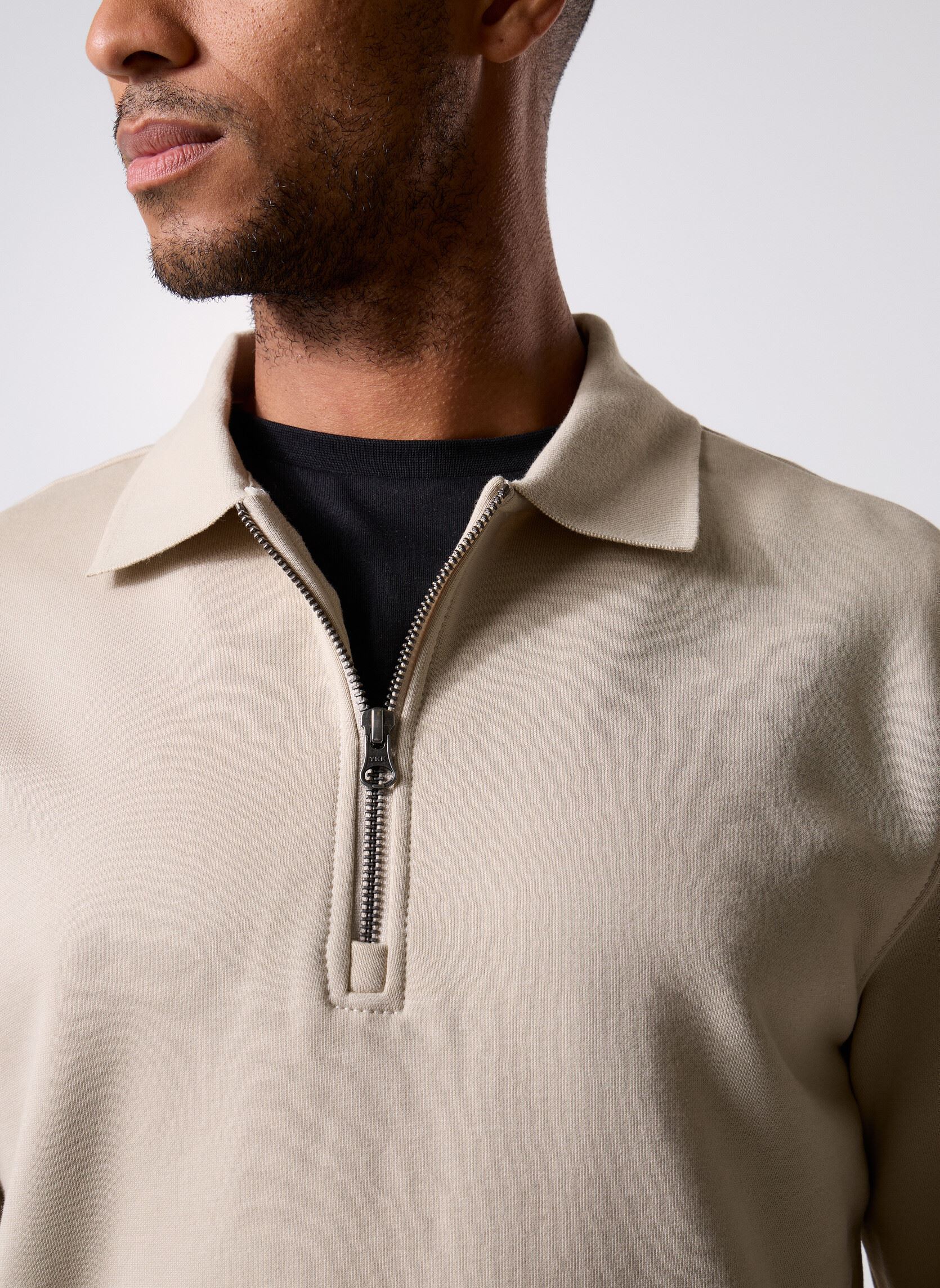 Kapuzenpullover ONSABBOTT REG LS POLO herren beige Only & Sons Kapuzenpullover ONSABBOTT REG LS POLO herren beige SILVER LINING