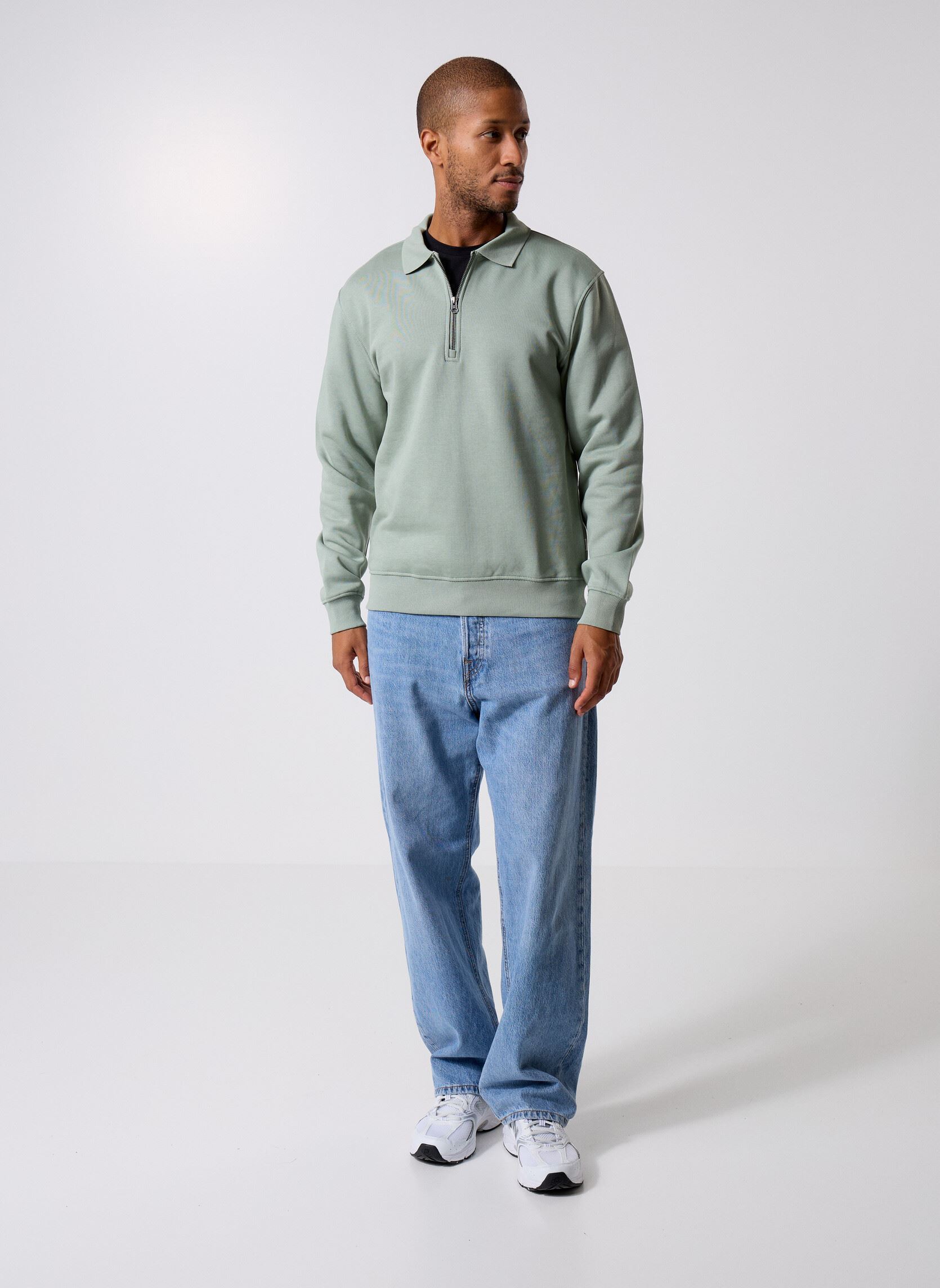 Sweats à capuche ONSABBOTT REG LS POLO homme vert Only & Sons Sweats à capuche ONSABBOTT REG LS POLO homme vert ICEBERG GREEN