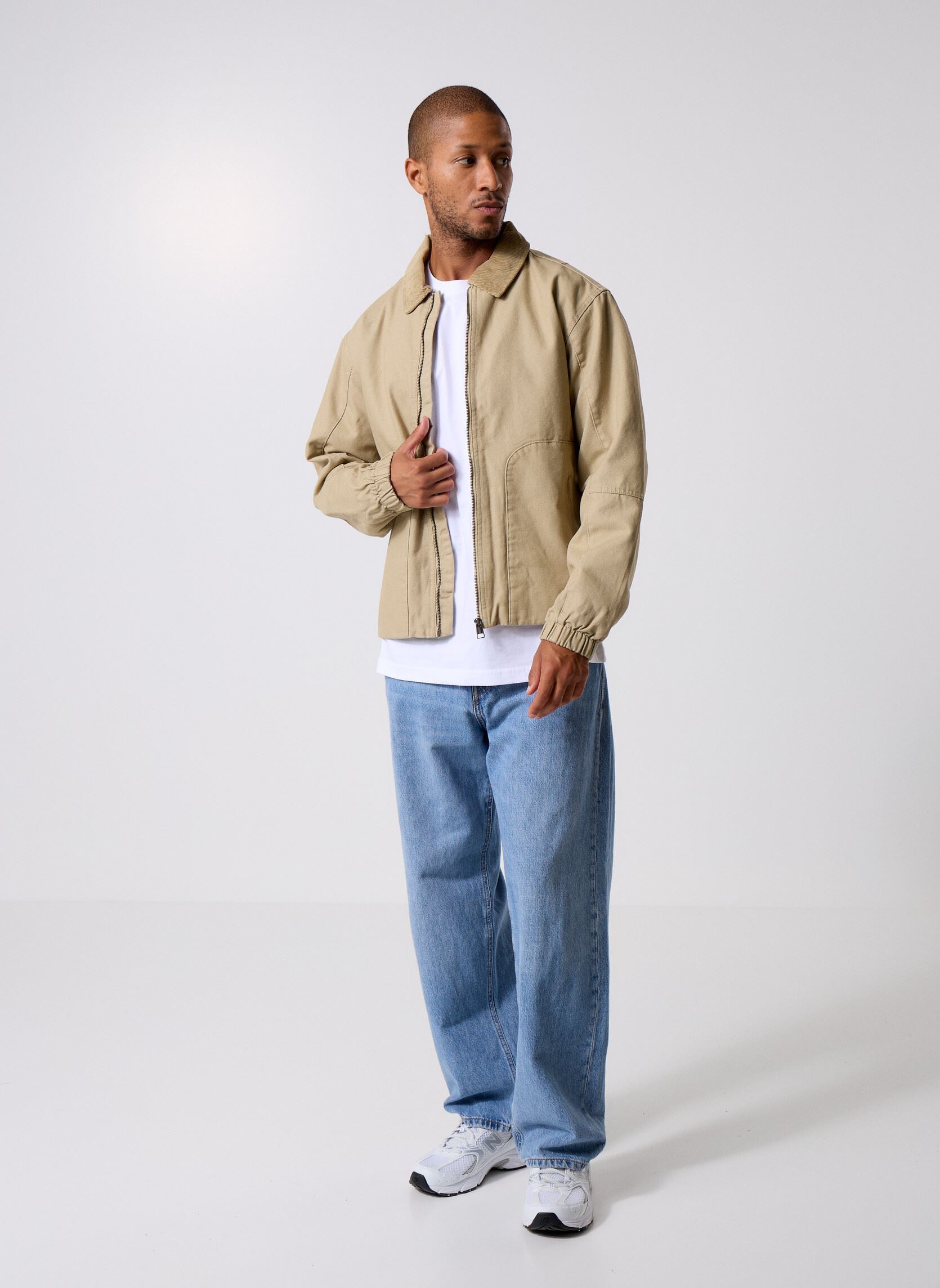 Blousons ONSERIK COTTON JACKET OTW homme beige Only & Sons Blousons ONSERIK COTTON JACKET OTW homme beige TWILL