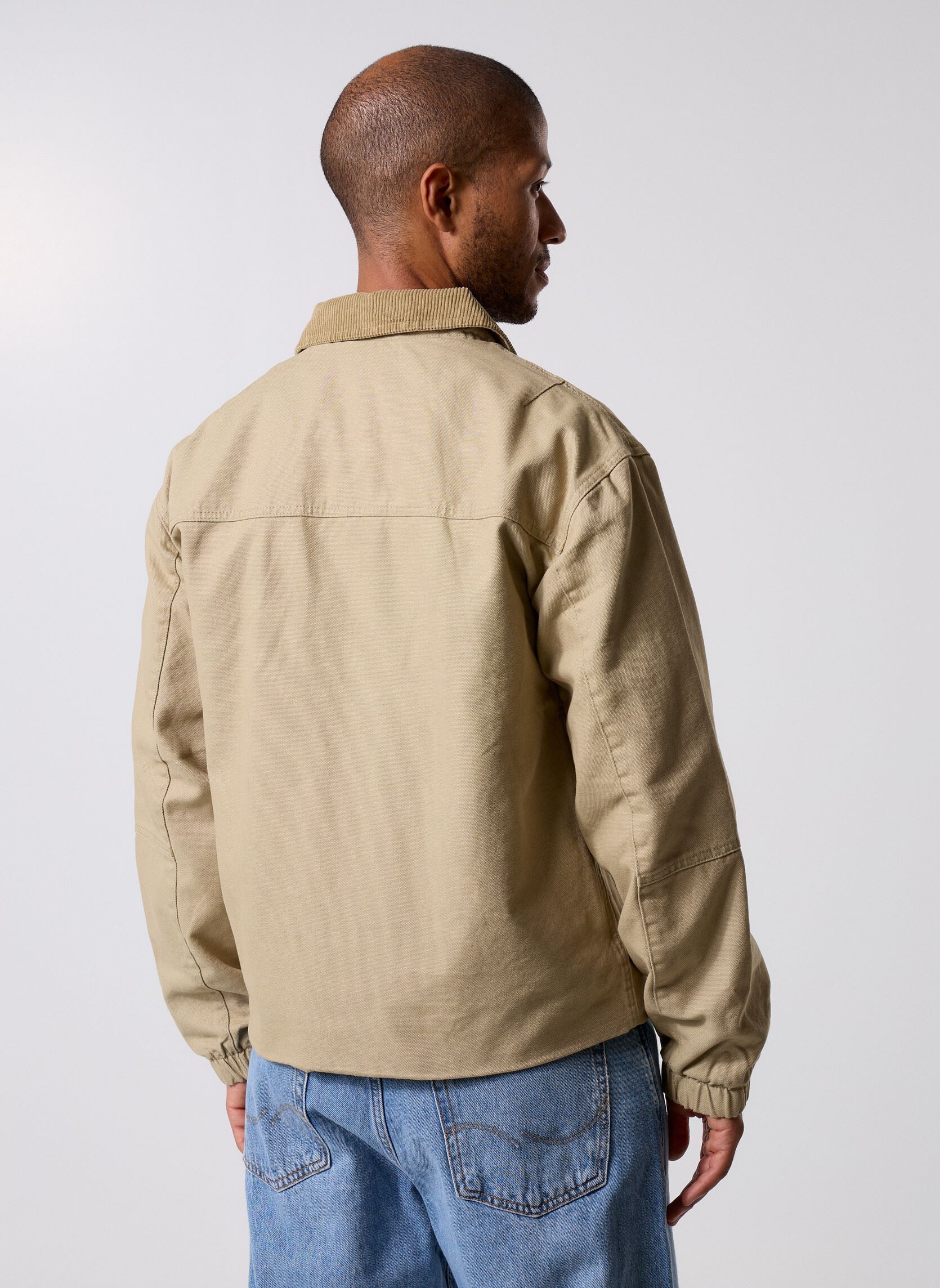 Blousons ONSERIK COTTON JACKET OTW homme beige Only & Sons Blousons ONSERIK COTTON JACKET OTW homme beige TWILL