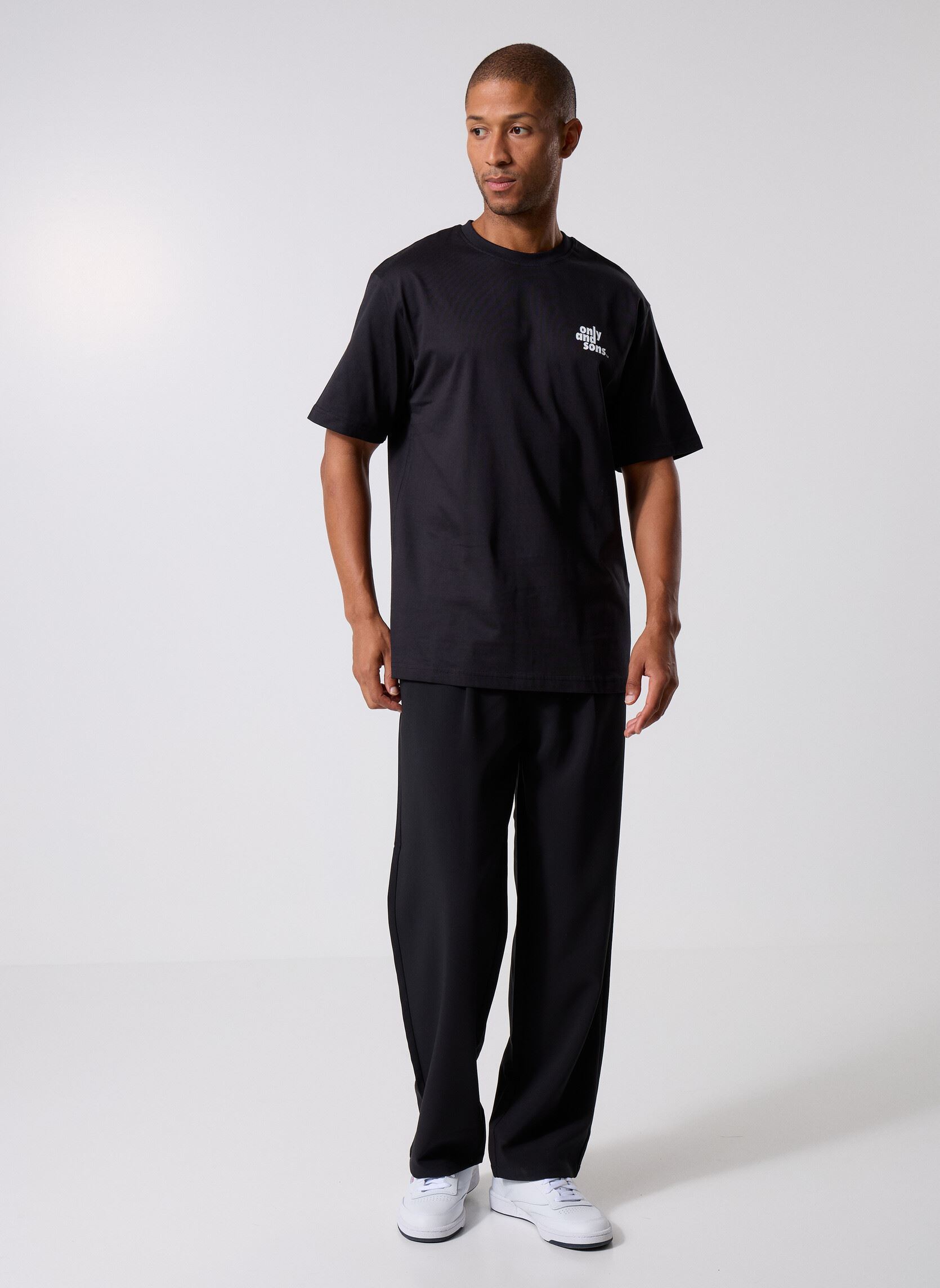 Tee-shirts manches courtes ONSFRED TONKOTSU RLX SS TEE homme noir Only & Sons Tee-shirts manches courtes ONSFRED TONKOTSU RLX SS TEE homme noir BLACK