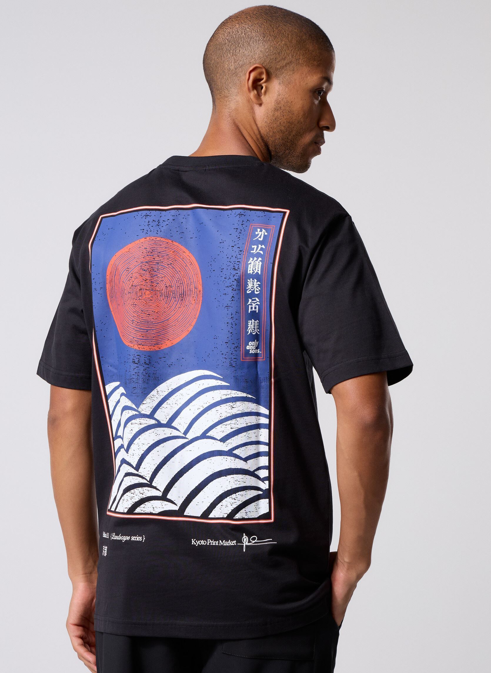 Tee-shirts manches courtes ONSFRED TONKOTSU RLX SS TEE homme noir Only & Sons Tee-shirts manches courtes ONSFRED TONKOTSU RLX SS TEE homme noir BLACK