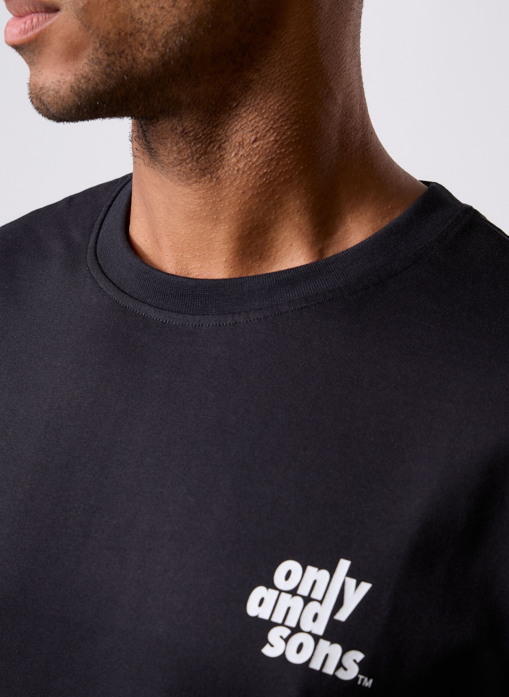 Tee-shirts manches courtes ONSFRED TONKOTSU RLX SS TEE homme noir Only & Sons Tee-shirts manches courtes ONSFRED TONKOTSU RLX SS TEE homme noir BLACK