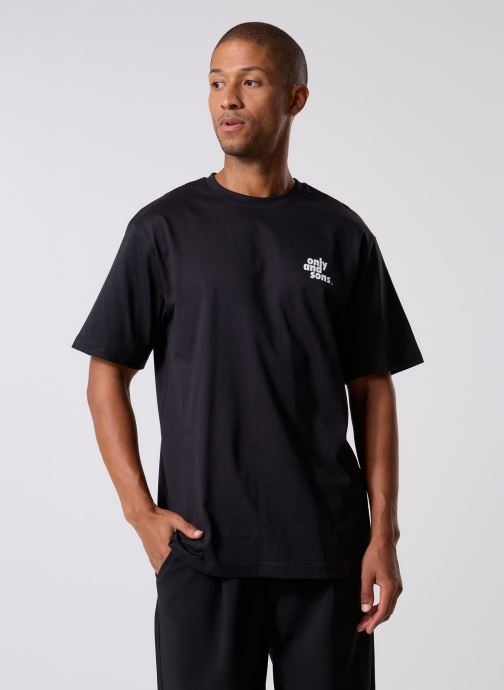 Only & Sons T-shirts met korte mouwen ONSFRED TONKOTSU RLX SS TEE heren zwart