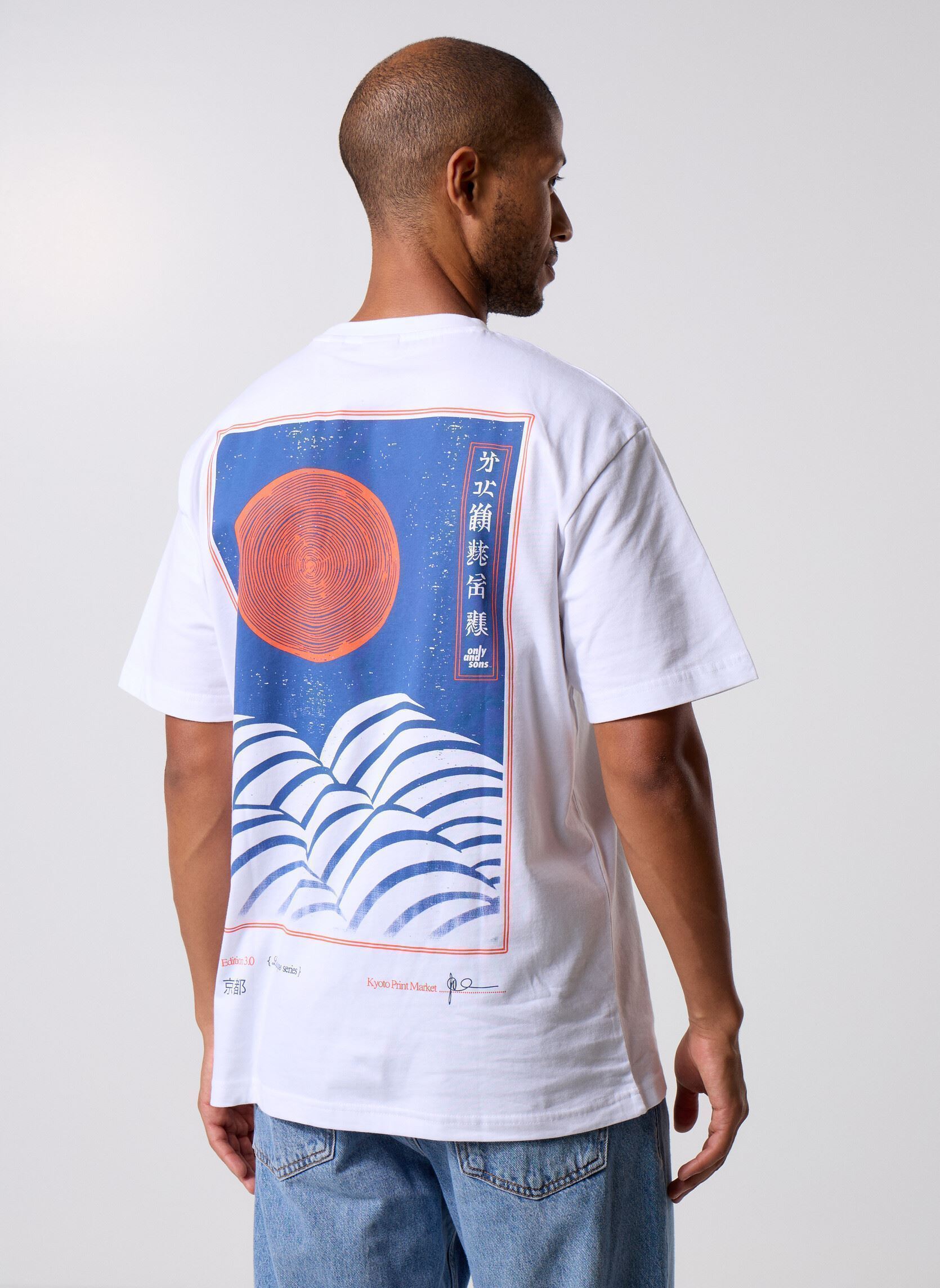 T-shirts met korte mouwen ONSFRED TONKOTSU RLX SS TEE heren wit Only & Sons T-shirts met korte mouwen ONSFRED TONKOTSU RLX SS TEE heren wit BRIGHT WHITE