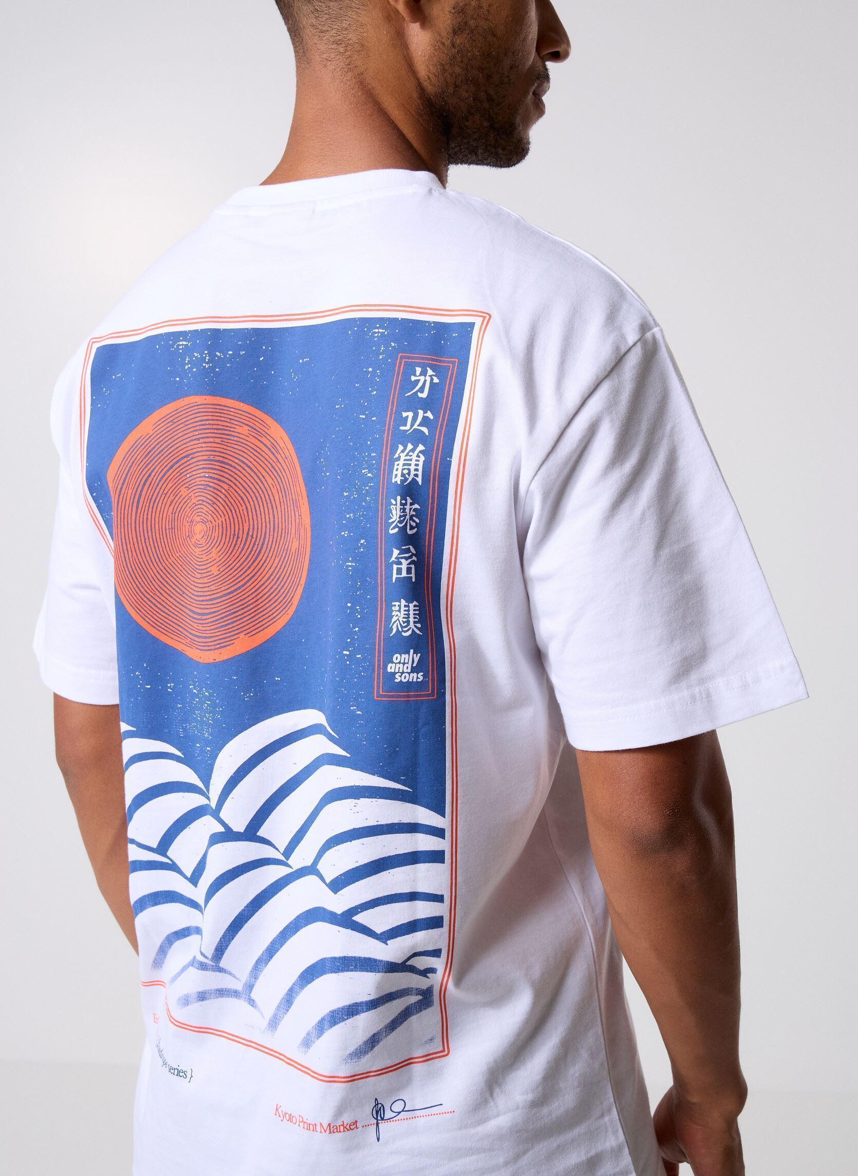 T-shirts met korte mouwen ONSFRED TONKOTSU RLX SS TEE heren wit Only & Sons T-shirts met korte mouwen ONSFRED TONKOTSU RLX SS TEE heren wit BRIGHT WHITE