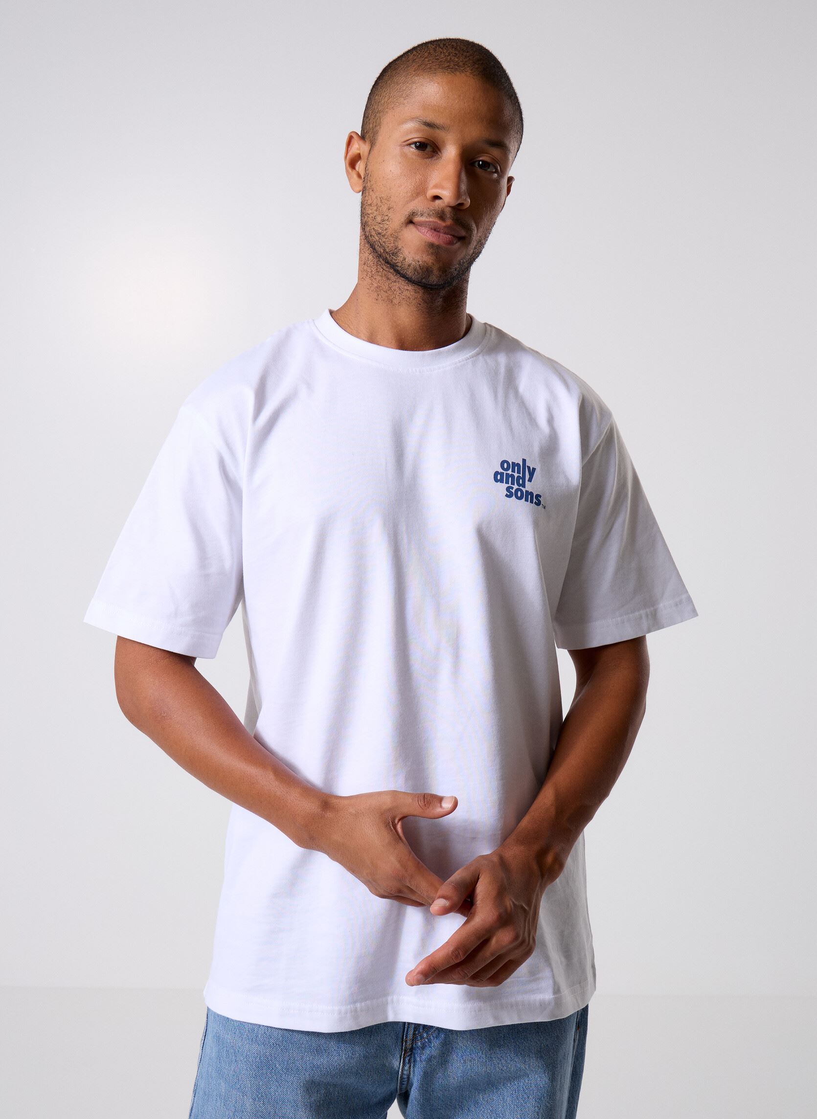 Vêtements Only & Sons ONSFRED TONKOTSU RLX SS TEE pour Accessoires - vue 3