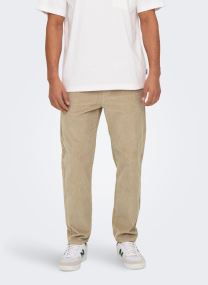 Slim Fit Hosen ONSLINUS TAP CORDUROY 0185 PANT NOOS herren beige Only & Sons Slim Fit Hosen ONSLINUS TAP CORDUROY 0185 PANT NOOS herren beige CHINCHILLA