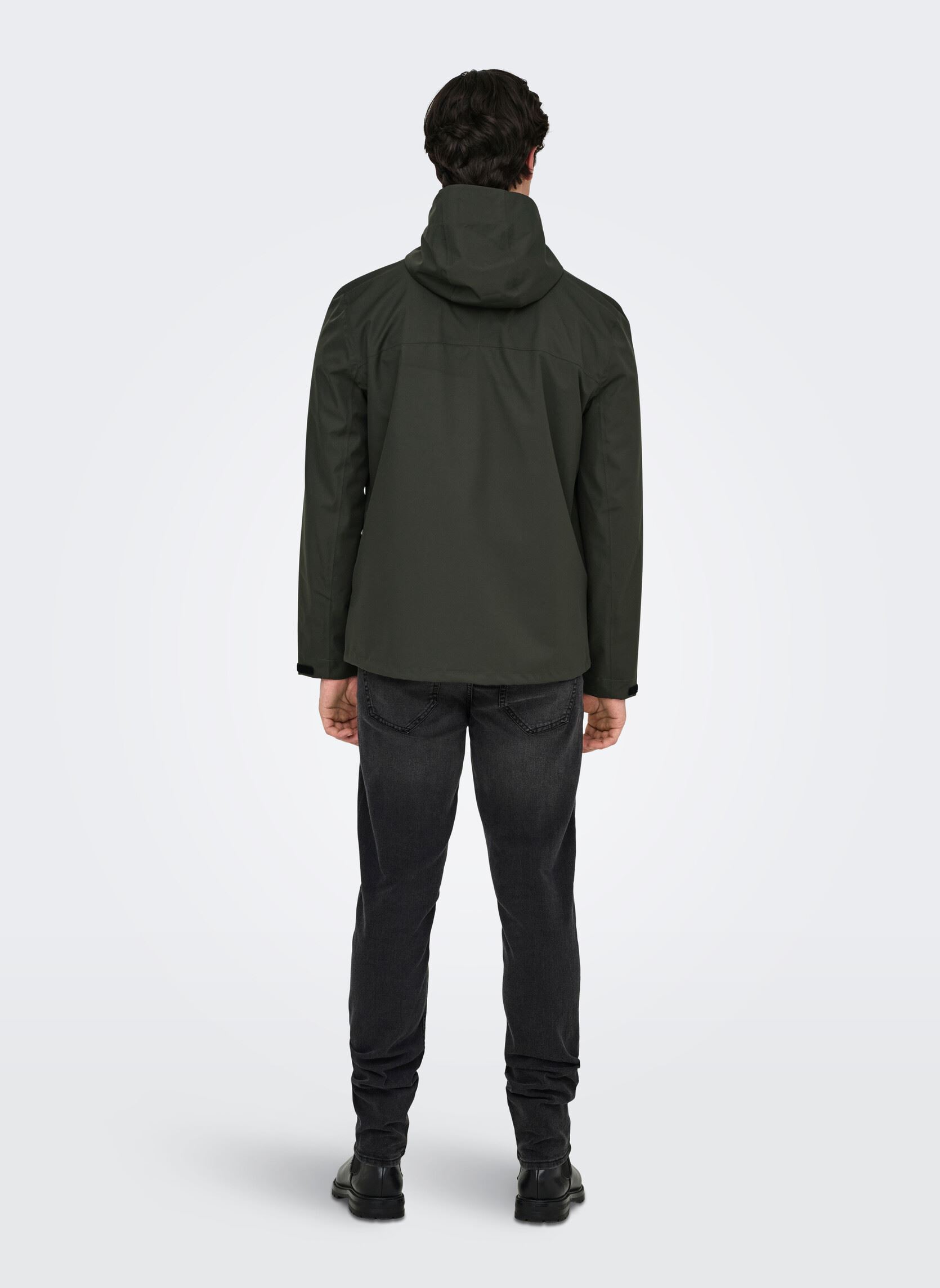 Windjacks ONSLUKE WATERPROOF JACKET OTW VD heren groen Only & Sons Windjacks ONSLUKE WATERPROOF JACKET OTW VD heren groen PEAT