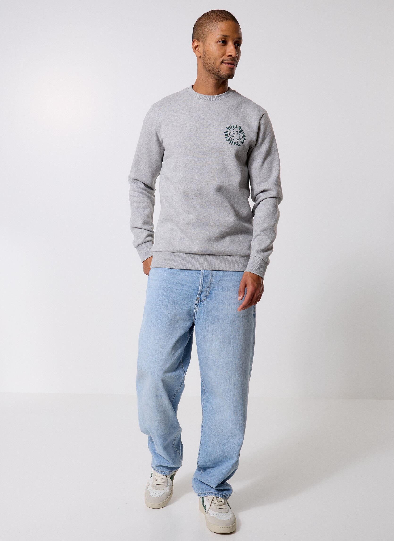 Sweatshirts ONSCERES CLUB REG LS CREW SWEAT heren grijs Only & Sons Sweatshirts ONSCERES CLUB REG LS CREW SWEAT heren grijs LIGHT GREY MELANGE