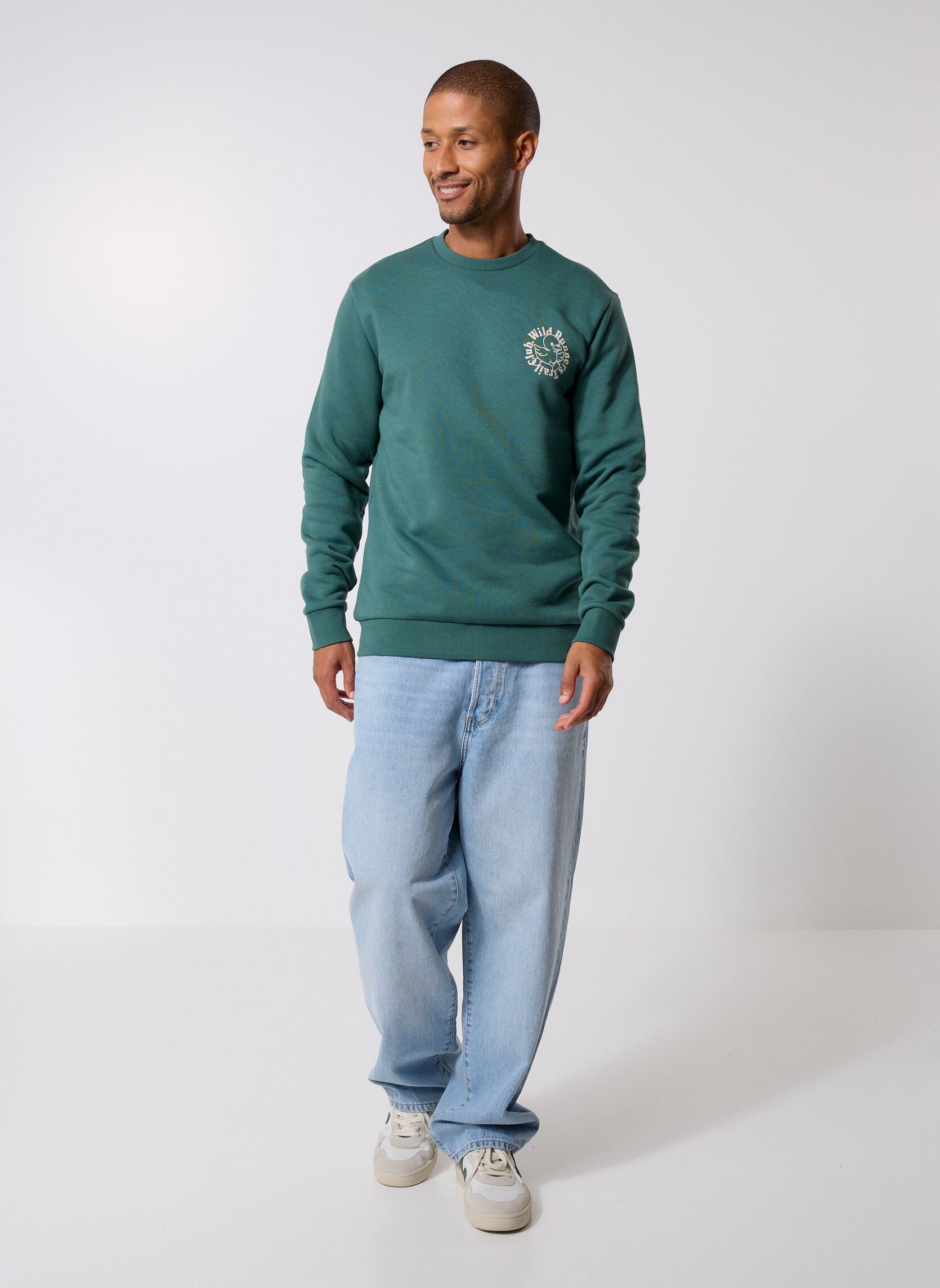 Felpe ONSCERES CLUB REG LS CREW SWEAT uomo verde Only & Sons Felpe ONSCERES CLUB REG LS CREW SWEAT uomo verde MALLARD GREEN