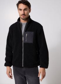 Fleece-Jacken ONSJAIMY SHERPA JACKET OTW herren schwarz