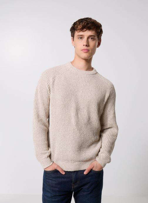Only & Sons Pulls ONSJOIN RLX LS RAGLAN KNIT homme beige