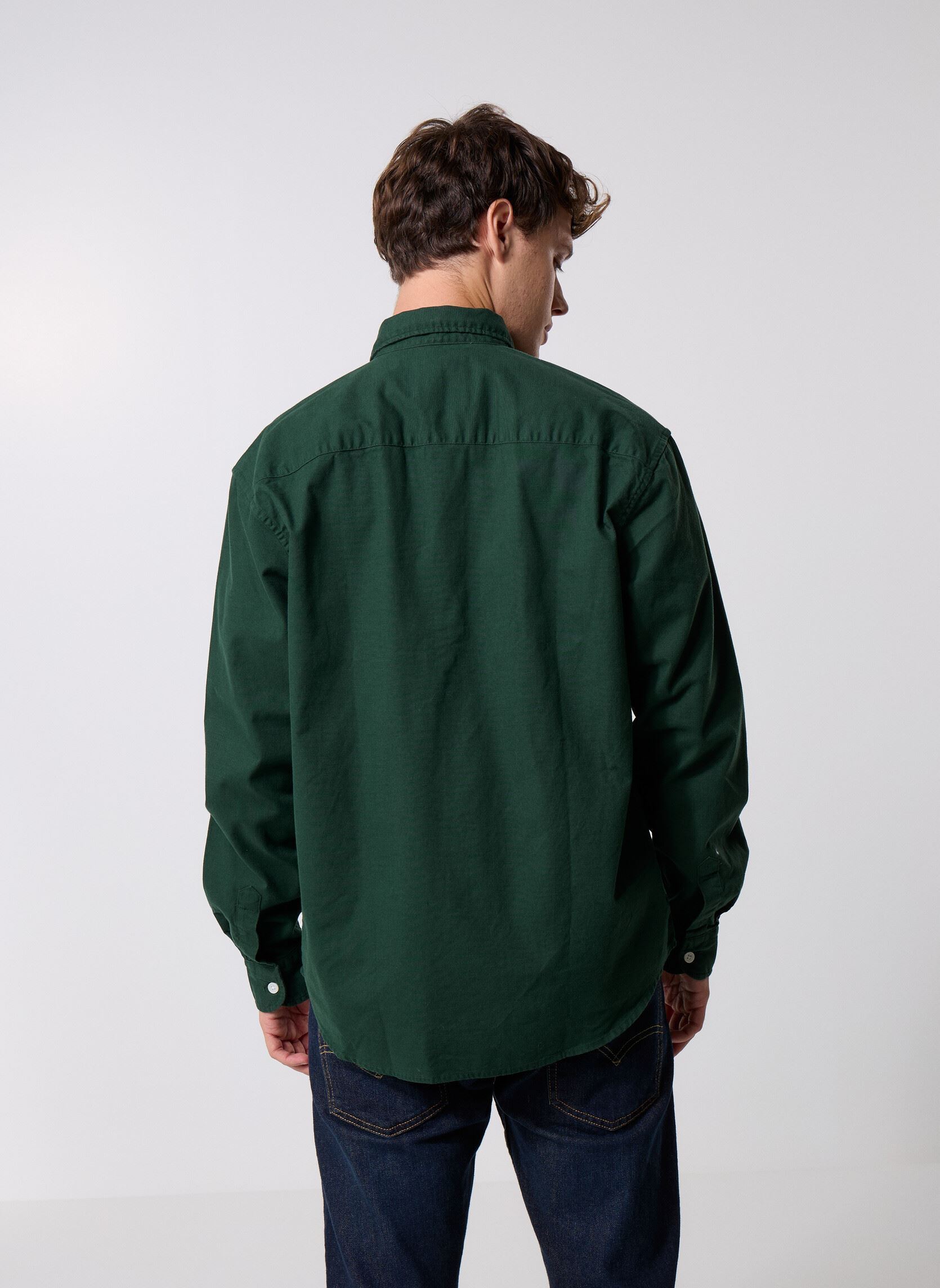 Chemises ONSLENNART LOOSE OXFORD SHIRT 0382 homme vert Only & Sons Chemises ONSLENNART LOOSE OXFORD SHIRT 0382 homme vert PINE GROVE