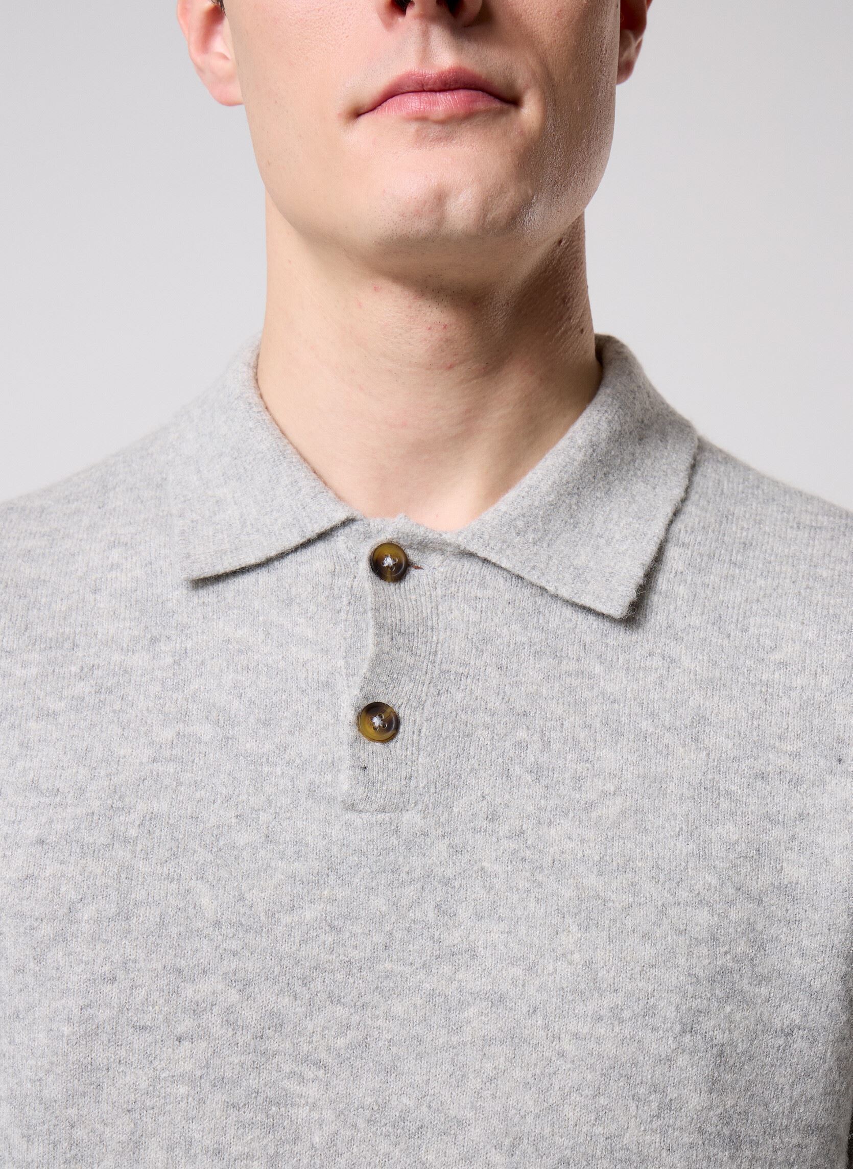 Pulls ONSJAY REG LS POLO KNIT homme gris Only & Sons Pulls ONSJAY REG LS POLO KNIT homme gris LIGHT GREY MELANGE
